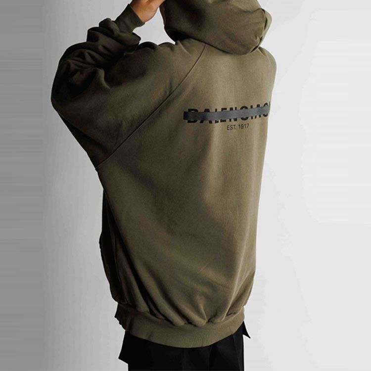 Balenciaga Balenciaga Est. 1917 Logo Hoodie Size M Size US M / EU 48-50 / 2 - 10 Thumbnail