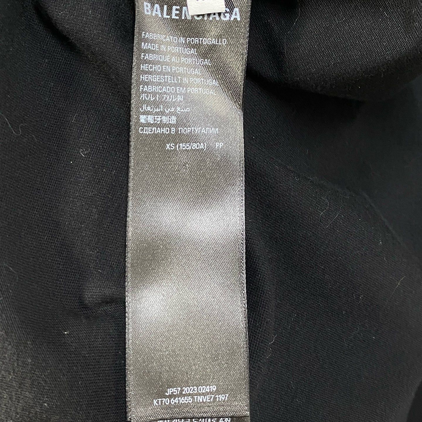 Balenciaga Balenciaga Wave Logo T-Shirt XS Size XS / US 0-2 / IT 36-38 - 4 Thumbnail
