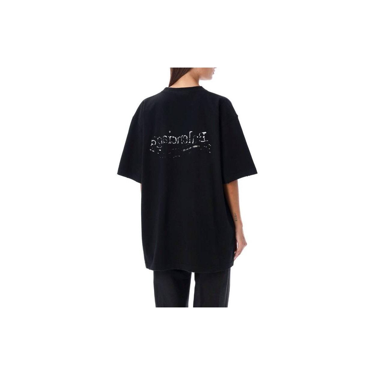 Balenciaga Balenciaga Wave Logo T-Shirt XS Size XS / US 0-2 / IT 36-38 - 10 Thumbnail