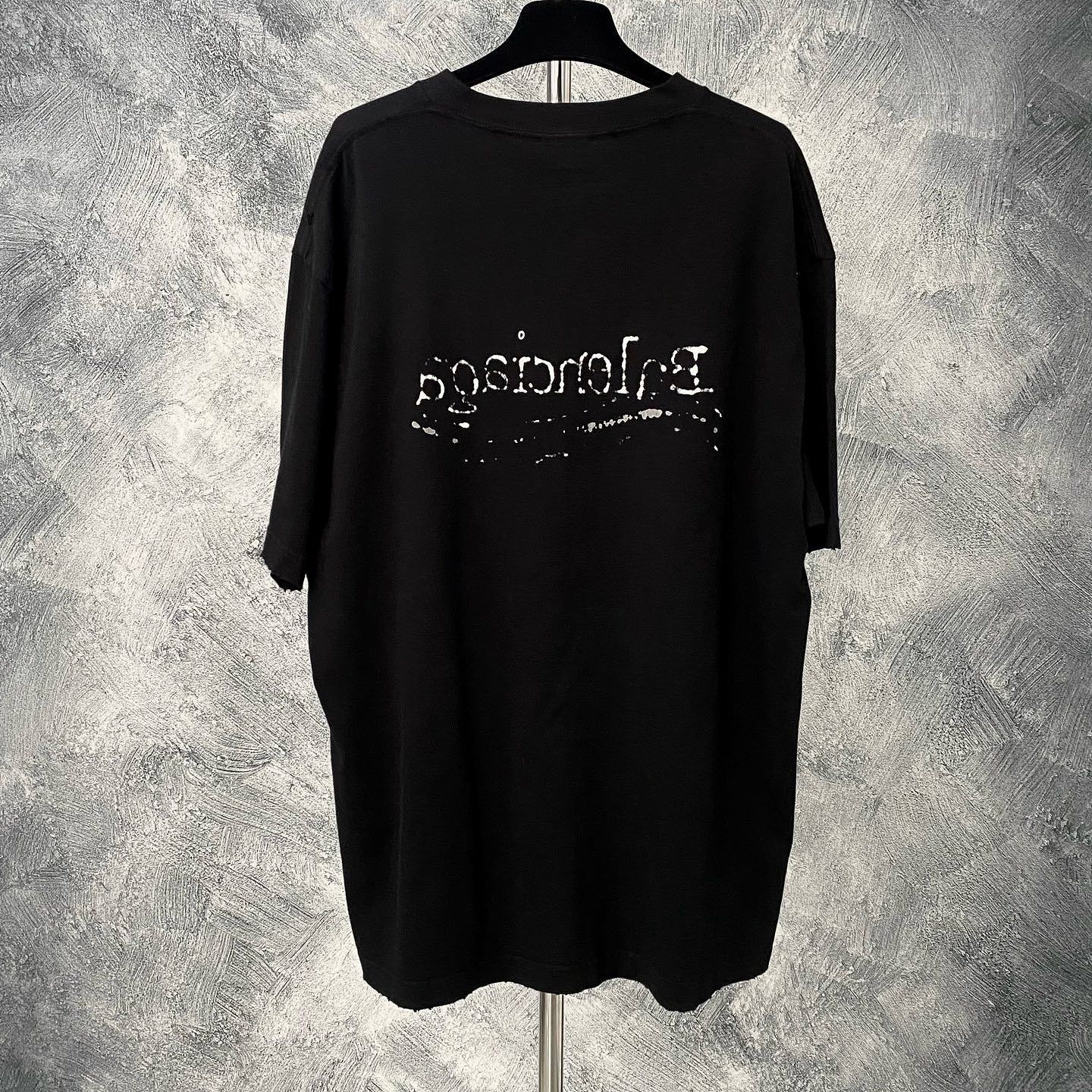 Balenciaga Balenciaga Wave Logo T-Shirt XS Size XS / US 0-2 / IT 36-38 - 2 Thumbnail