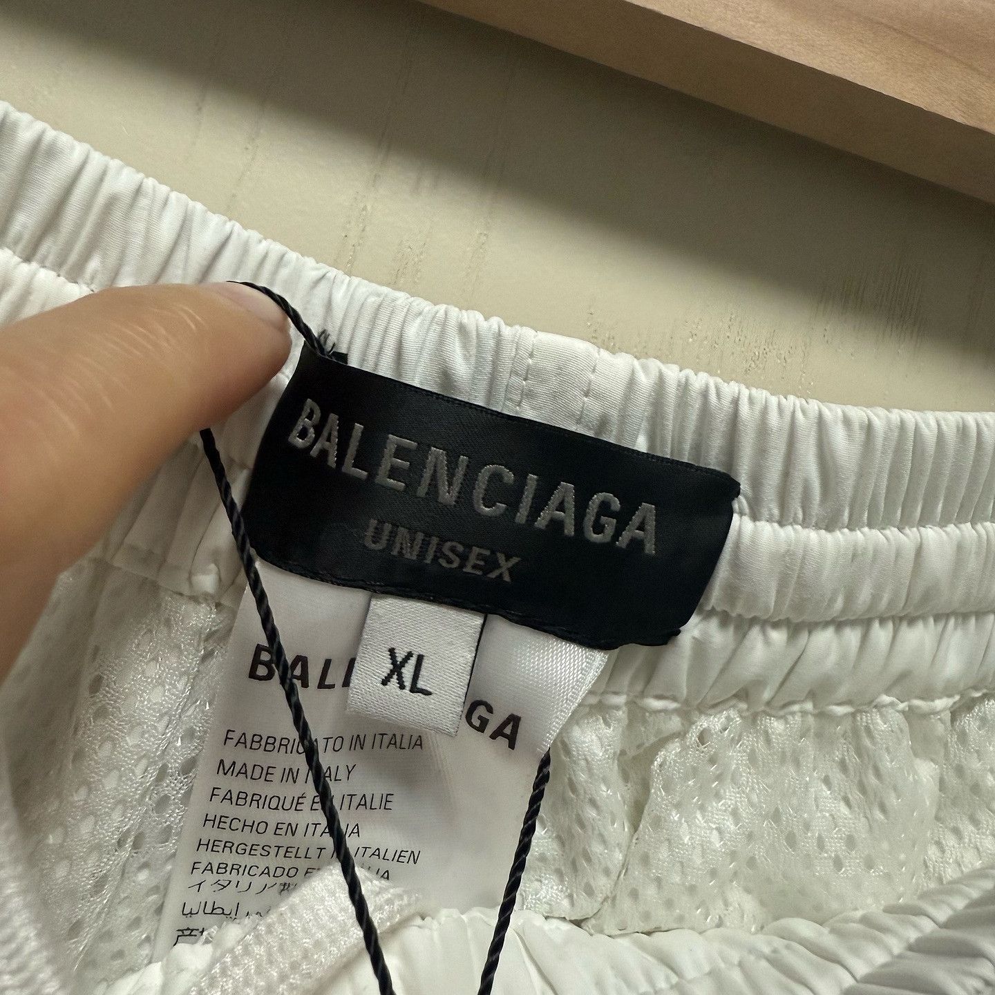 Balenciaga Balenciaga Logo Print Nylon Pants Size XL Size US 36 / EU 52 - 3 Thumbnail
