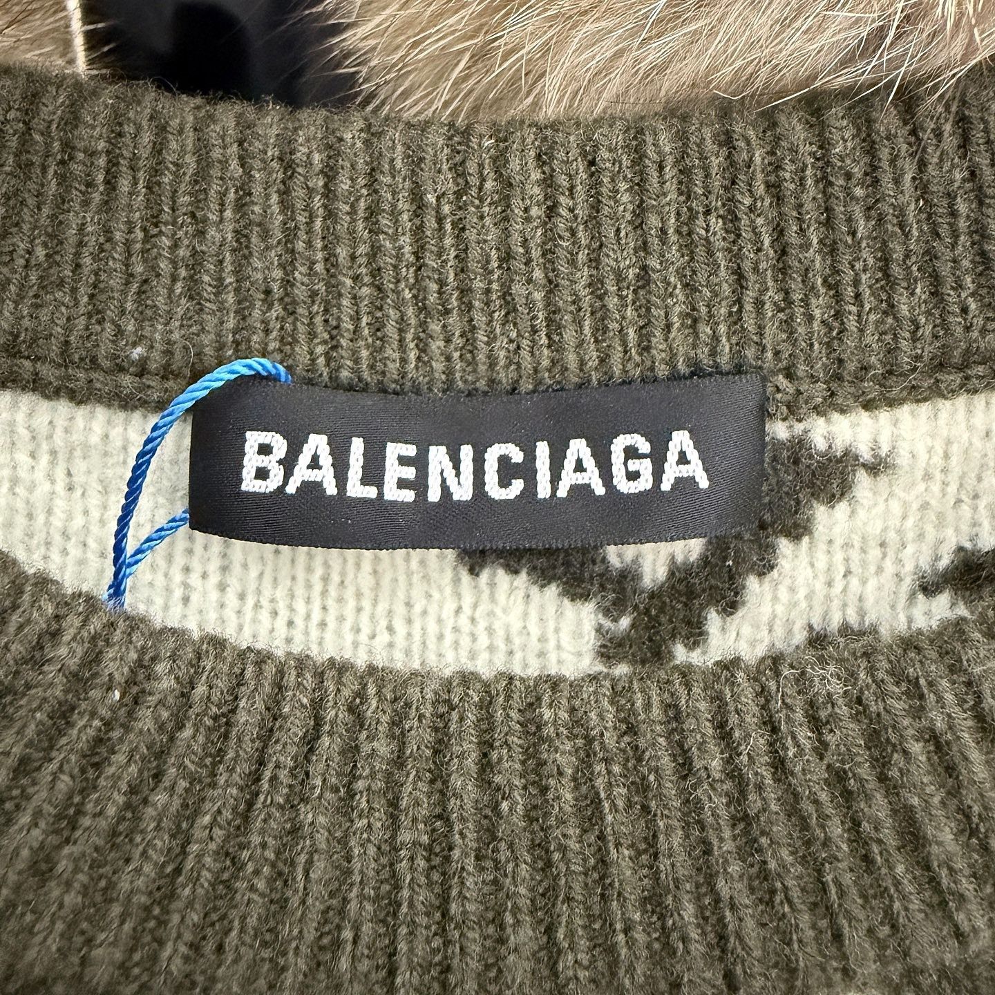 Balenciaga Balenciaga Logo Intarsia Sweater Size S Size US S / EU 44-46 / 1 - 3 Thumbnail