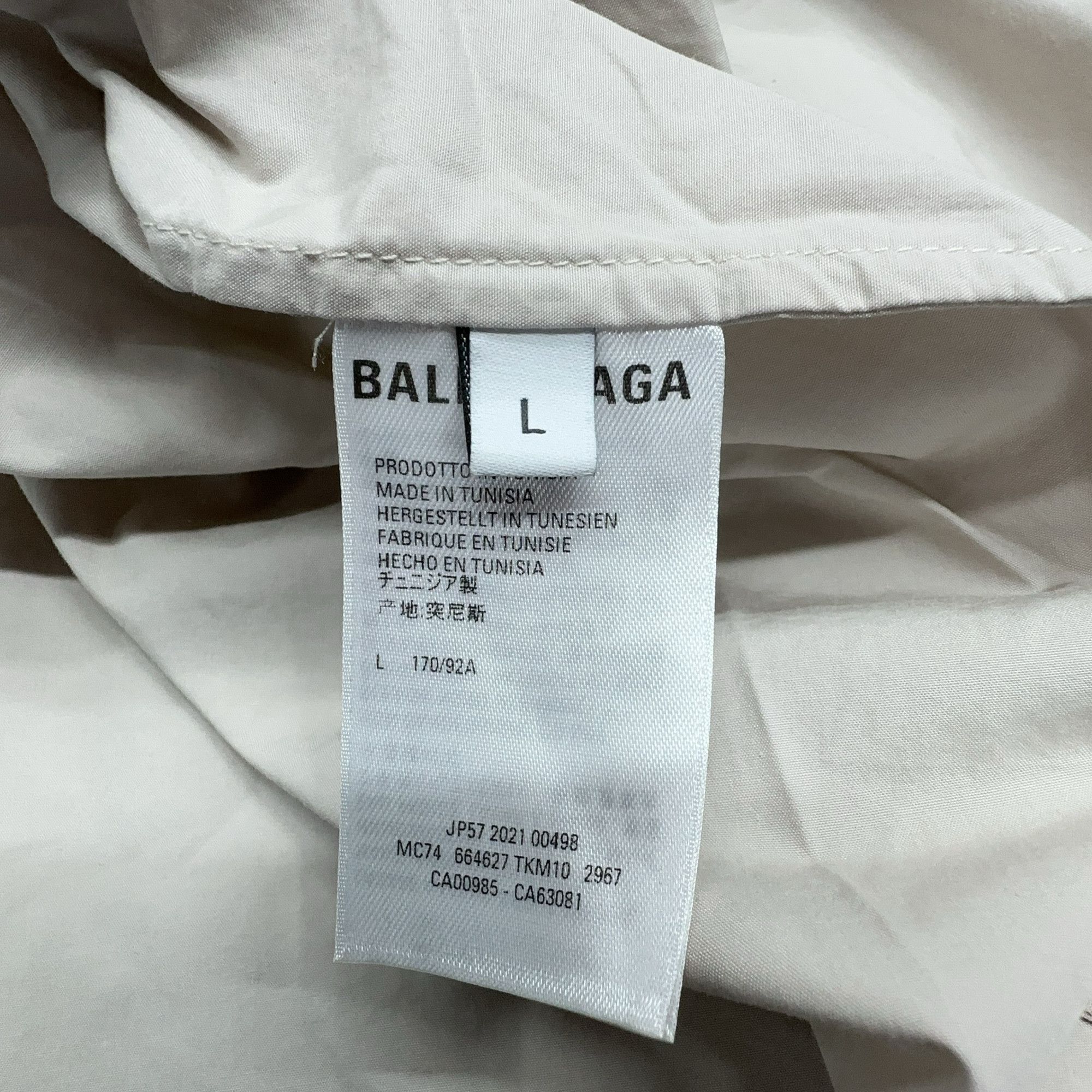 Balenciaga Balenciaga Wardrobe Graphic Shirt Size L Size US L / EU 52-54 / 3 - 4 Thumbnail
