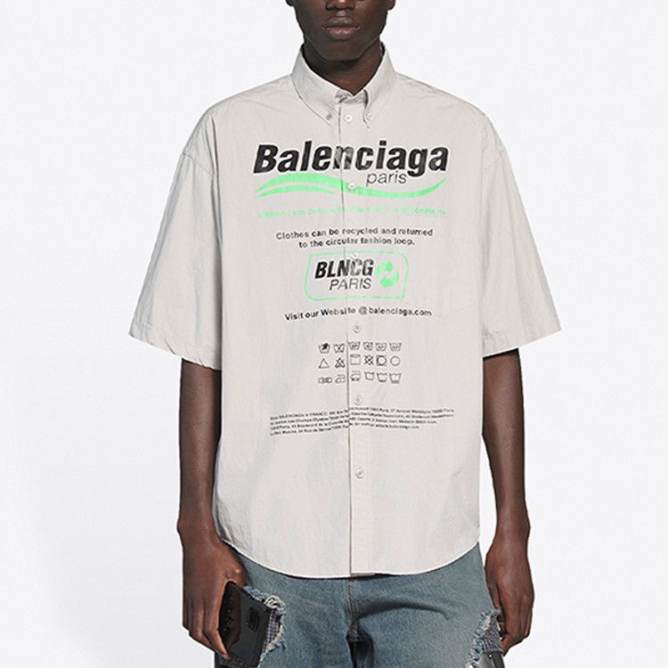 Balenciaga Balenciaga Wardrobe Graphic Shirt Size L Size US L / EU 52-54 / 3 - 13 Thumbnail