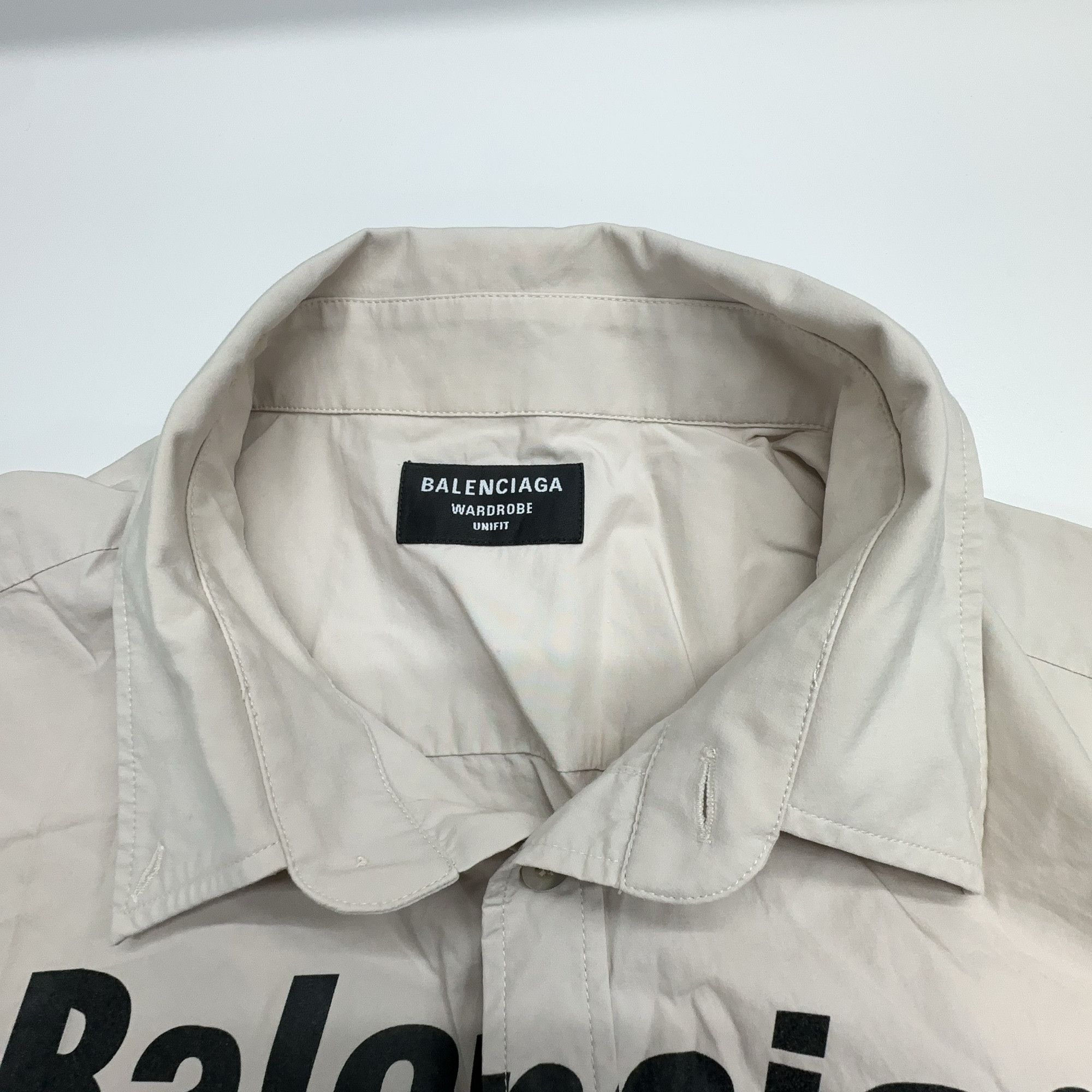 Balenciaga Balenciaga Wardrobe Graphic Shirt Size L Size US L / EU 52-54 / 3 - 5 Thumbnail
