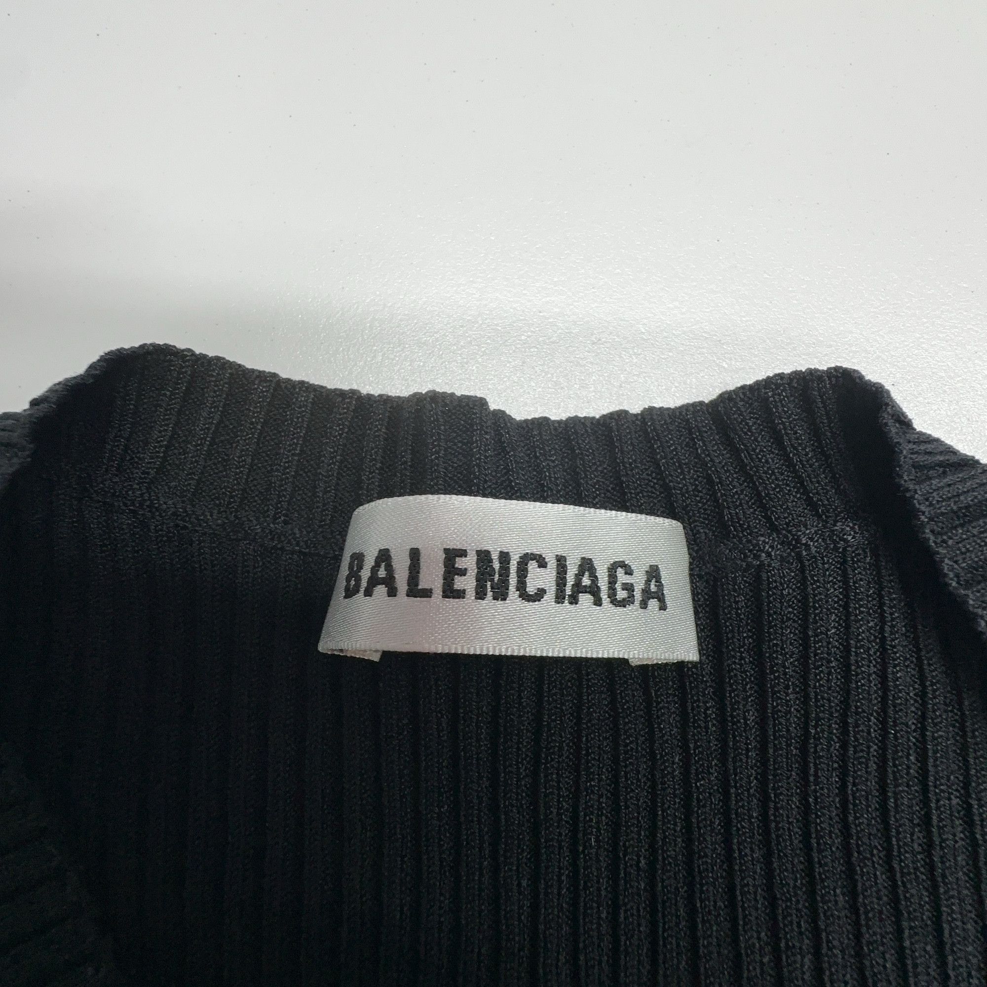 Balenciaga Balenciaga Logo Ribbed Long Sleeve T-Shirt Size XS Size XS / US 0-2 / IT 36-38 - 3 Thumbnail