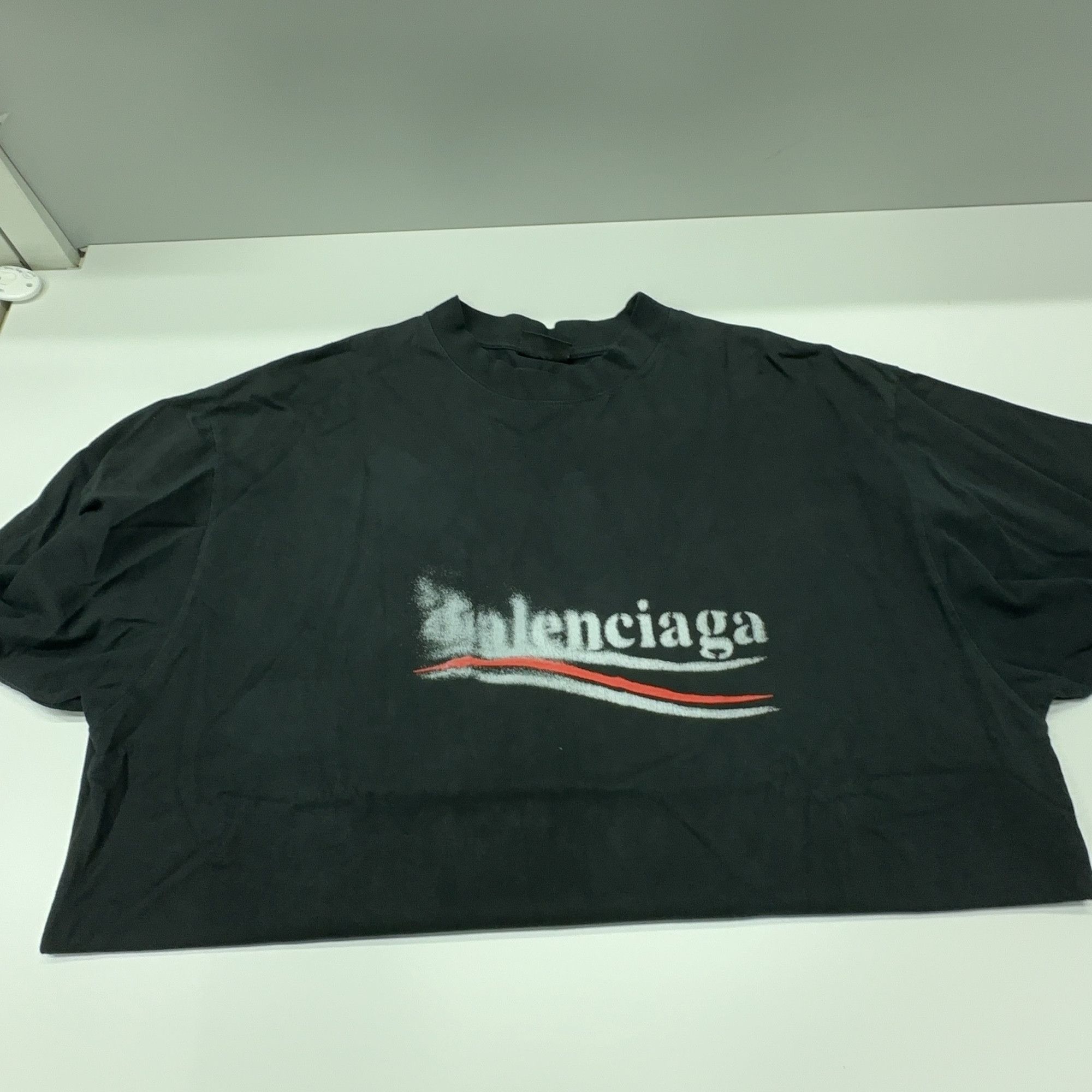 Balenciaga Balenciaga Logo Print T-Shirt Size S Size US S / EU 44-46 / 1 - 7 Thumbnail
