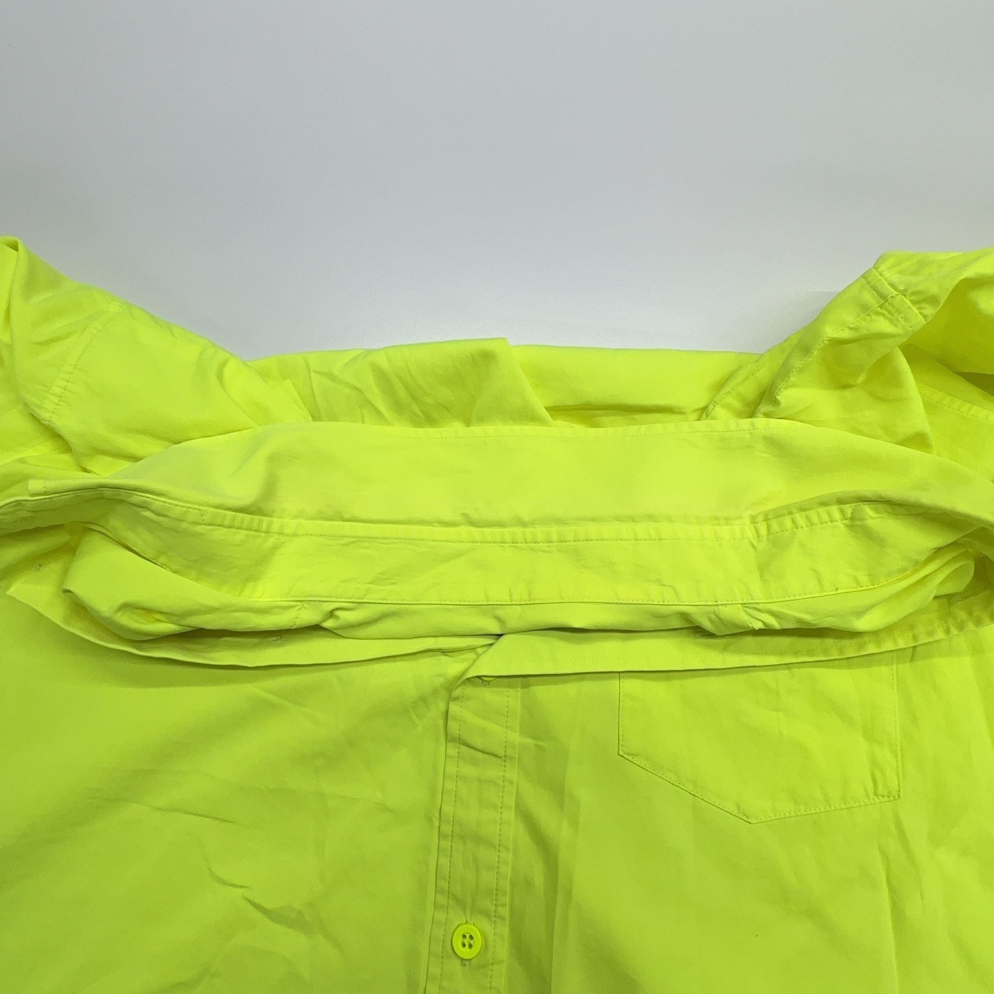 Balenciaga Balenciaga Neon Green Short Sleeve Shirt Size S Size US S / EU 44-46 / 1 - 6 Thumbnail