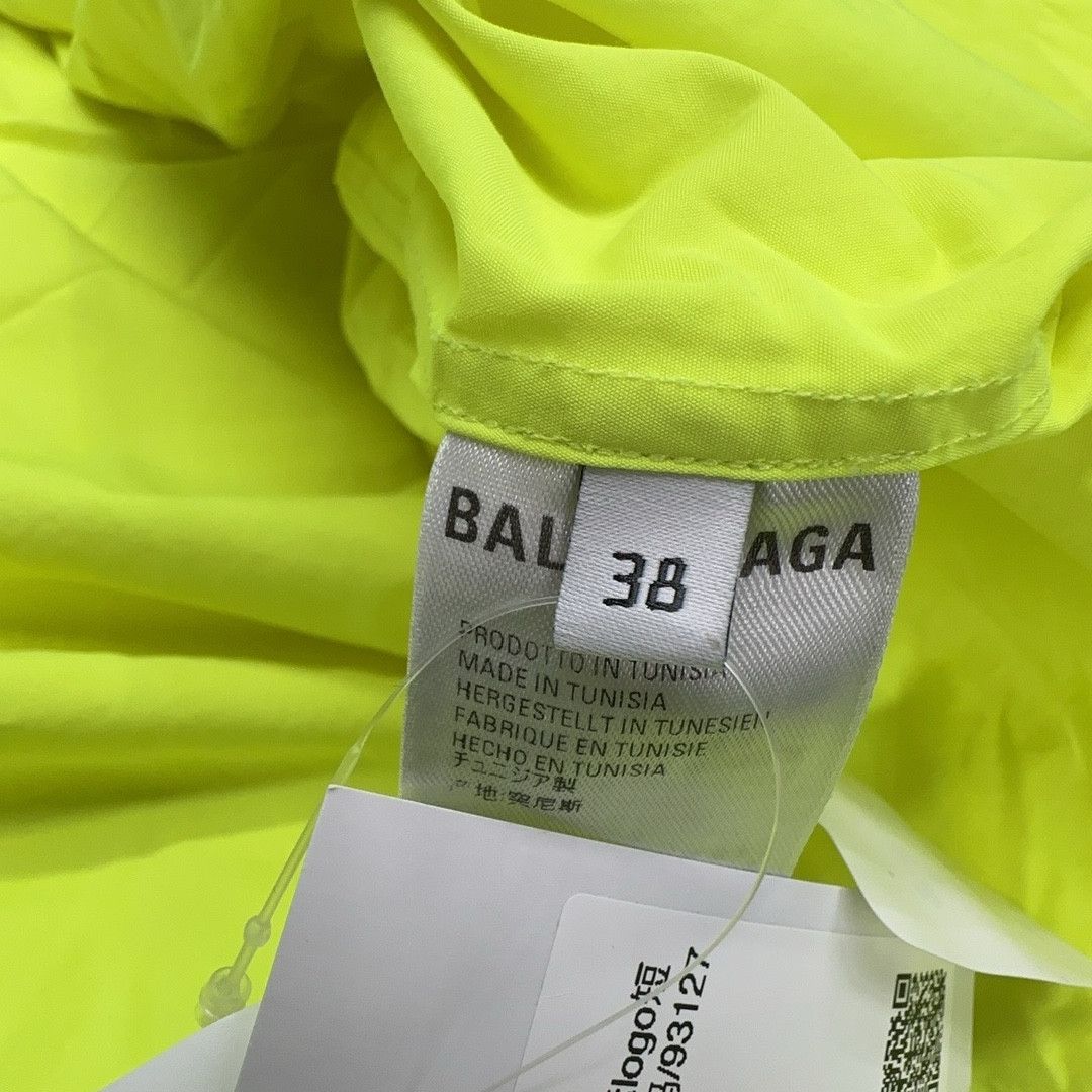 Balenciaga Balenciaga Neon Green Short Sleeve Shirt Size S Size US S / EU 44-46 / 1 - 4 Thumbnail
