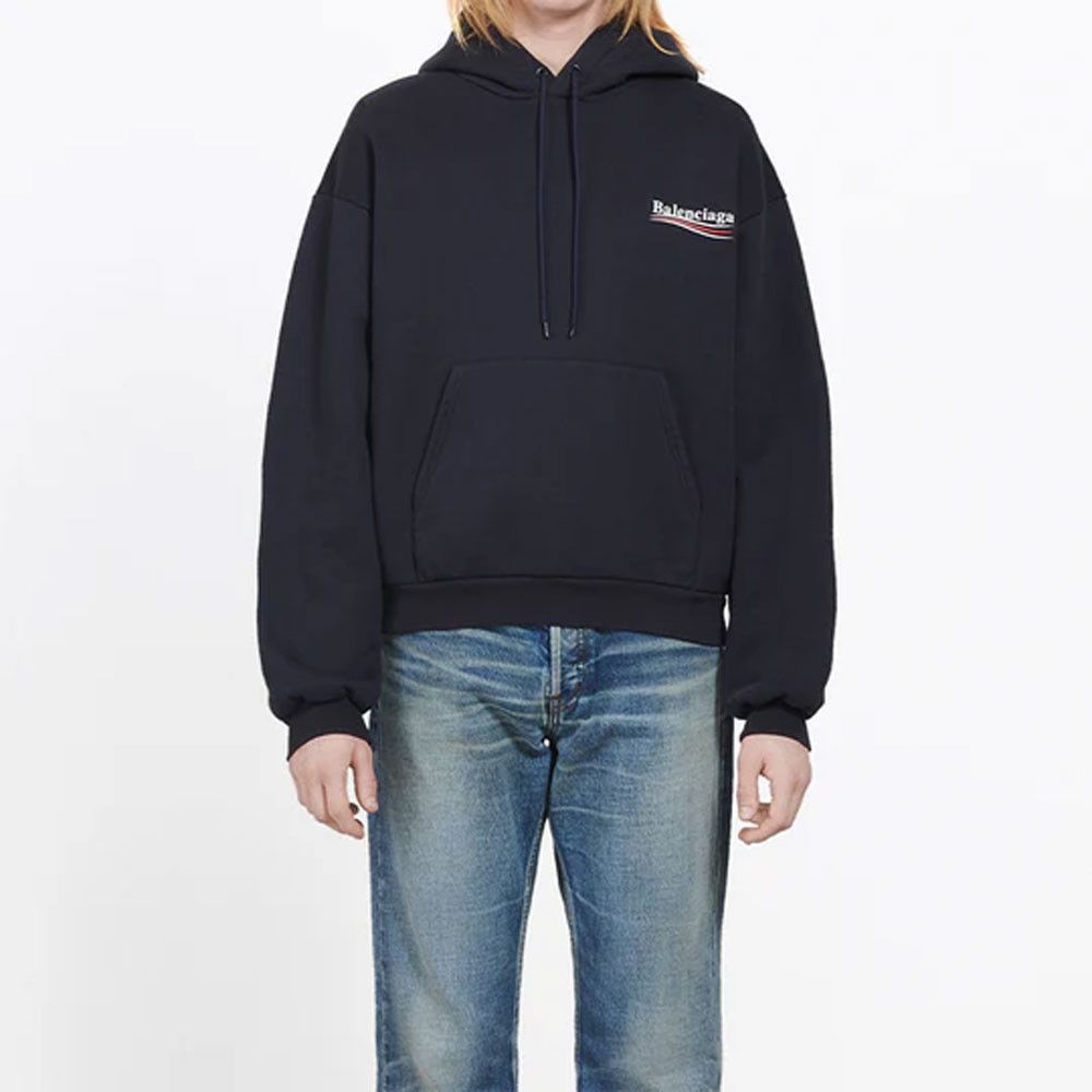 Balenciaga Balenciaga Wave Logo Hoodie Size M Size US M / EU 48-50 / 2 - 11 Thumbnail