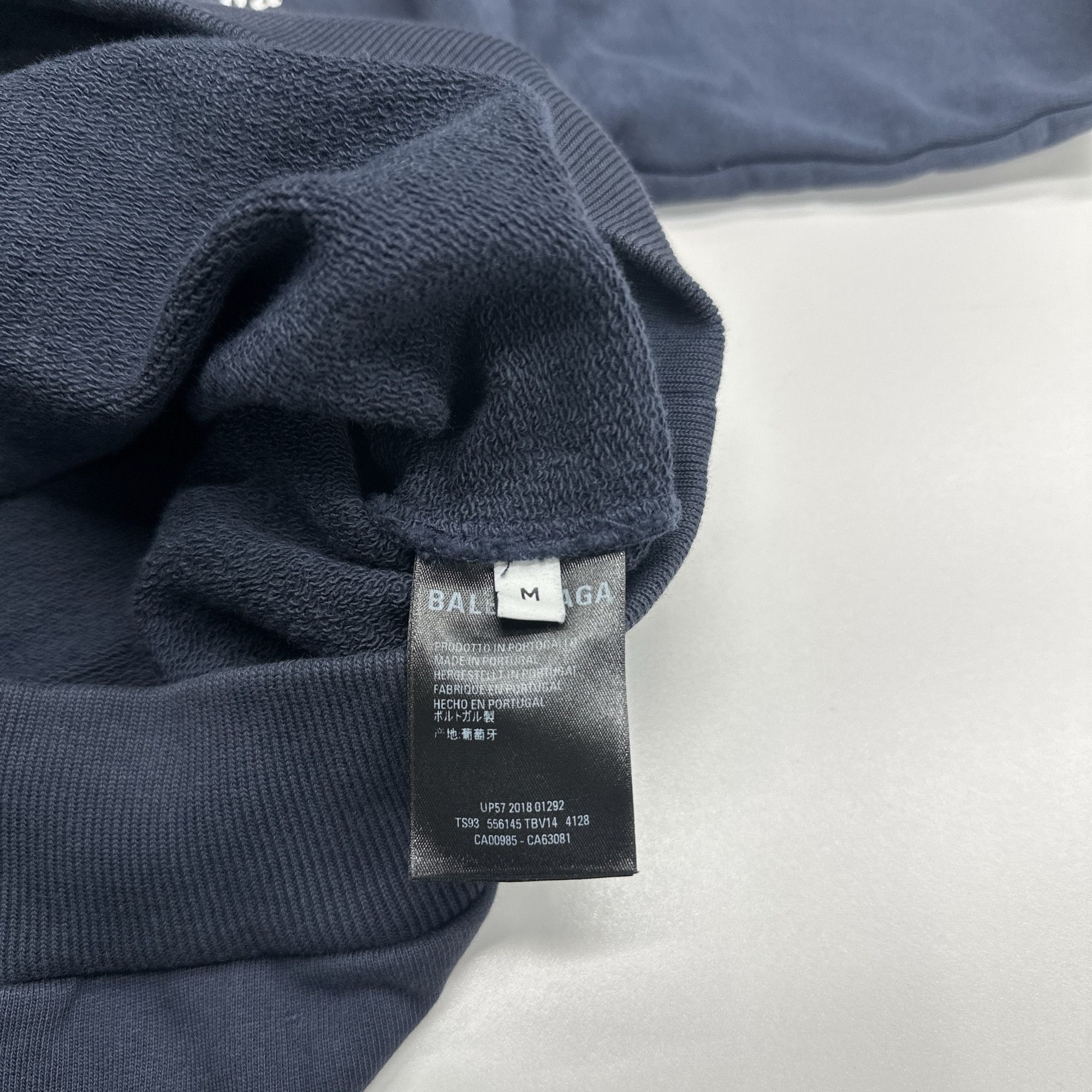 Balenciaga Balenciaga Wave Logo Hoodie Size M Size US M / EU 48-50 / 2 - 4 Thumbnail