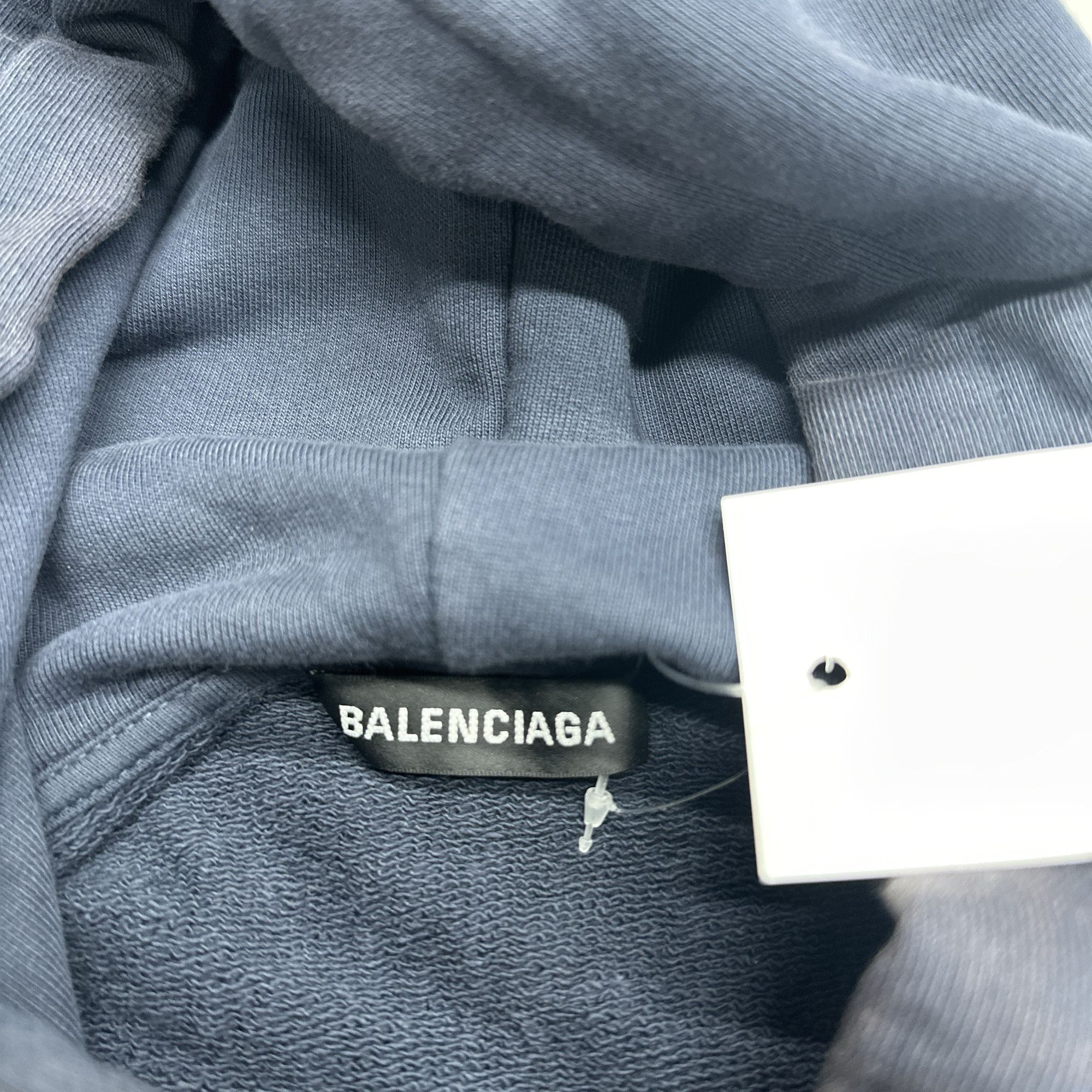 Balenciaga Balenciaga Wave Logo Hoodie Size M Size US M / EU 48-50 / 2 - 3 Thumbnail