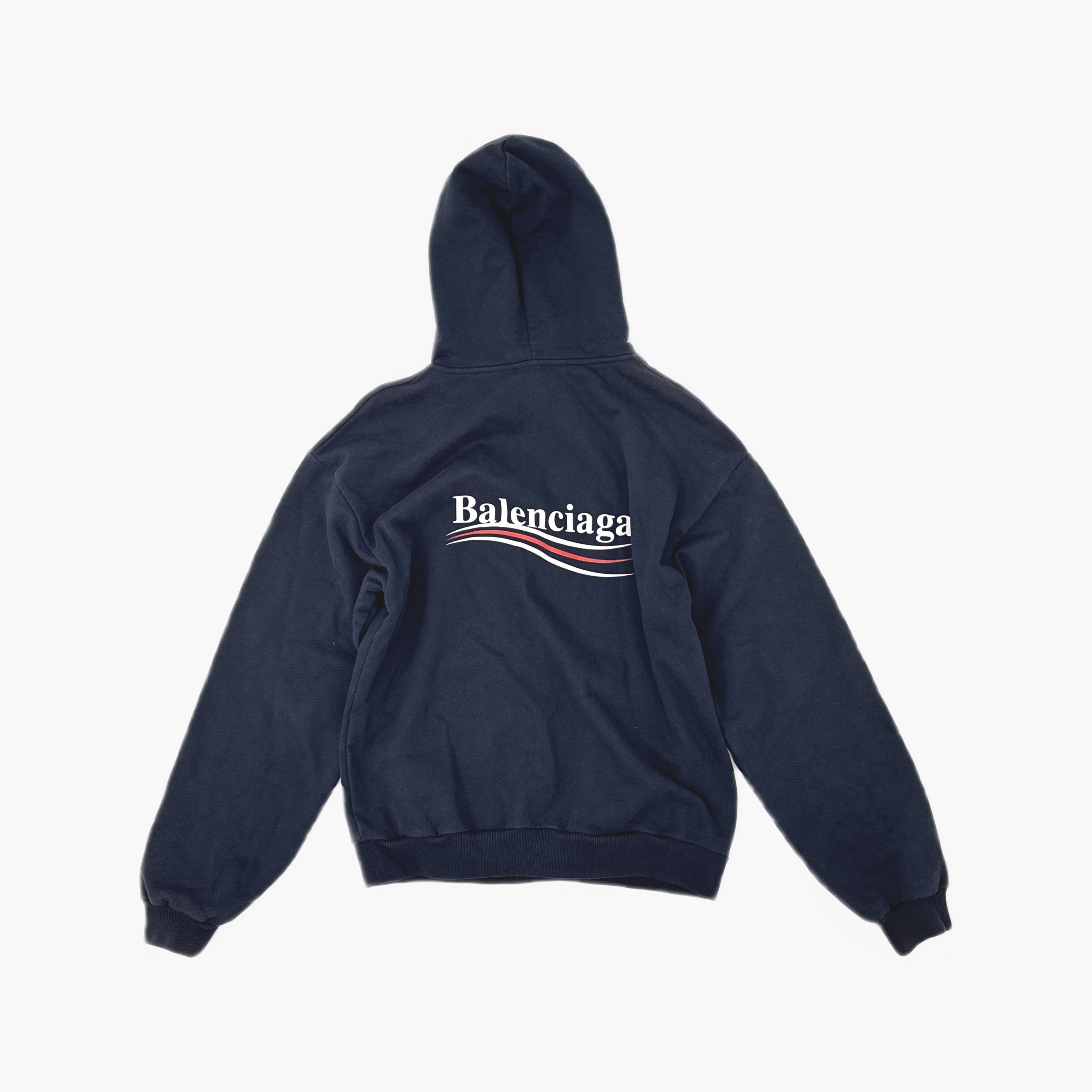 Balenciaga Balenciaga Wave Logo Hoodie Size M Size US M / EU 48-50 / 2 - 2 Thumbnail