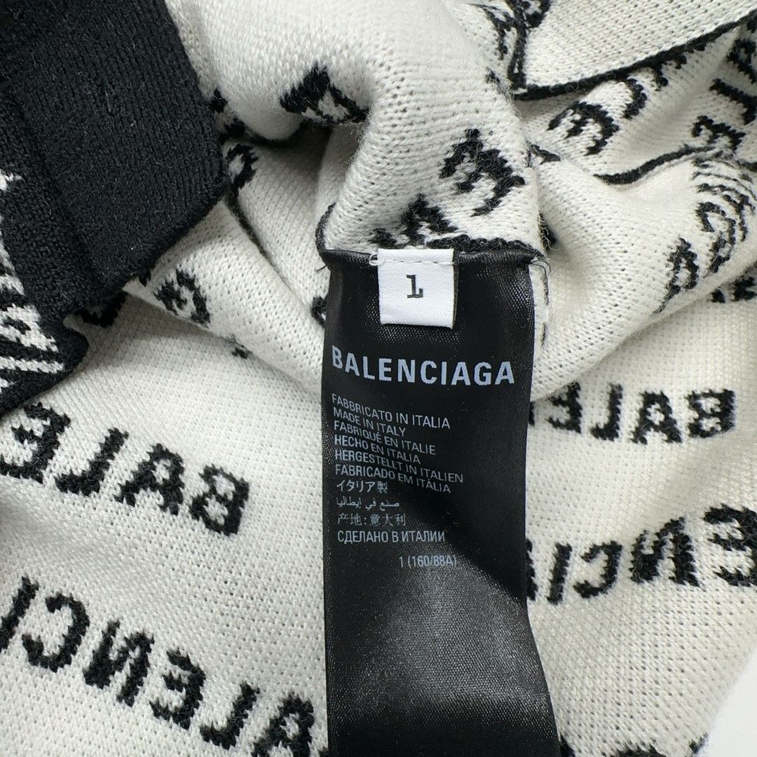 Balenciaga Balenciaga Logo Jacquard Cardigan Size 1 Size S / US 4 / IT 40 - 3 Thumbnail