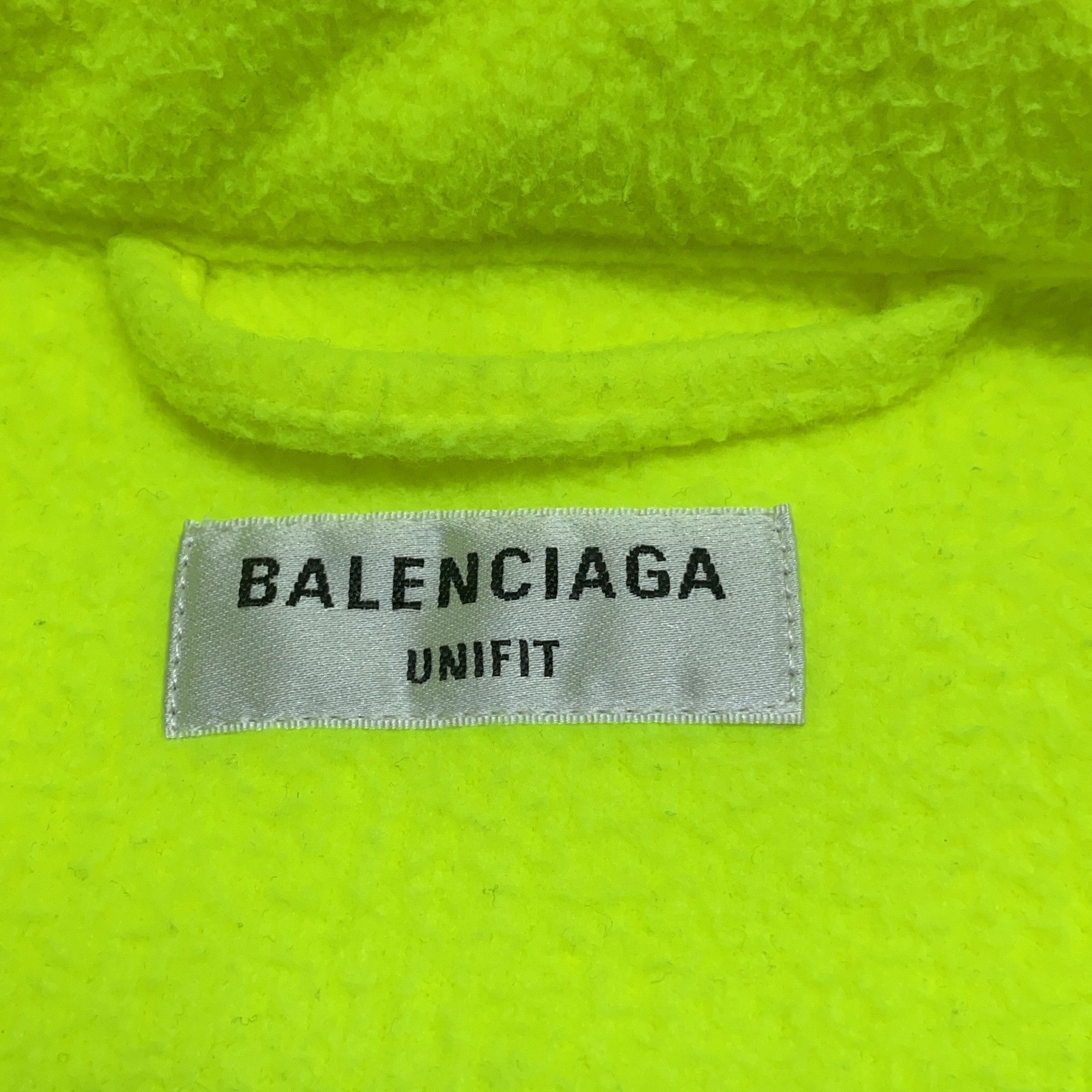 Balenciaga Balenciaga Unifit Fleece Jacket Size M Size US M / EU 48-50 / 2 - 6 Thumbnail