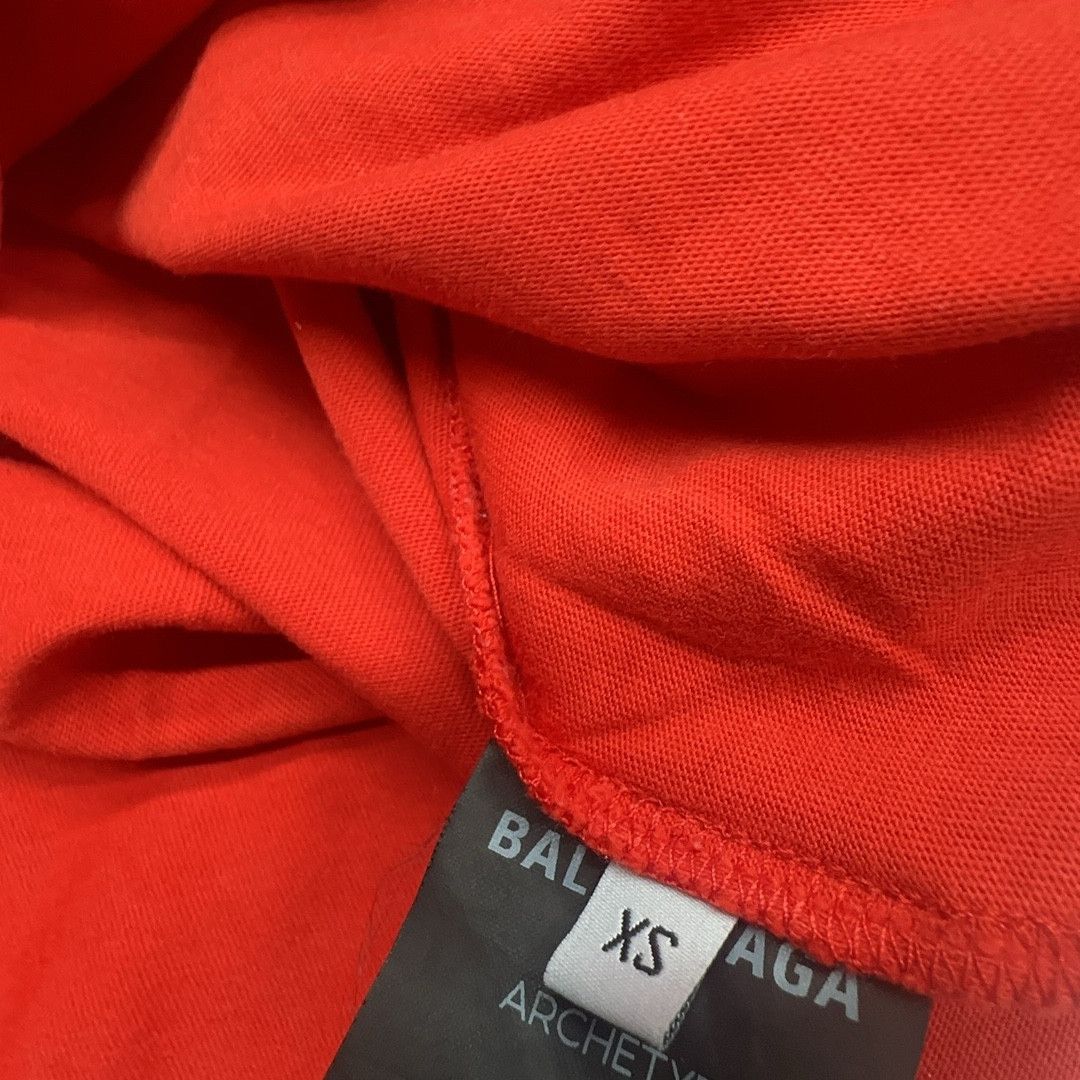 Balenciaga Balenciaga Wave Logo T-Shirt Red Size XS Size US XS / EU 42 / 0 - 4 Thumbnail