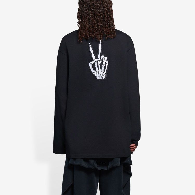 Balenciaga Balenciaga Melting Smiley Long Sleeve T-Shirt Size S Size US S / EU 44-46 / 1 - 15 Thumbnail