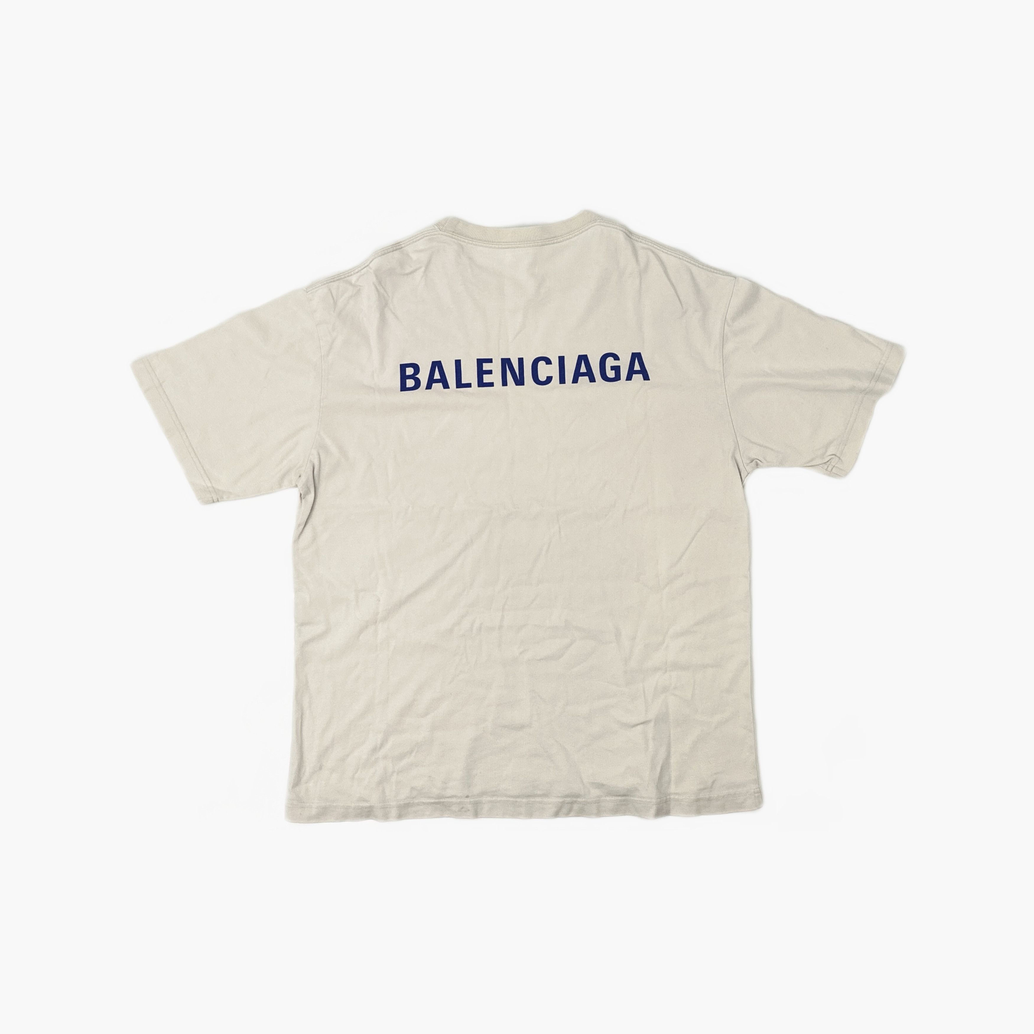 Balenciaga Balenciaga Logo Print T-Shirt Size M Size US M / EU 48-50 / 2 - 2 Thumbnail