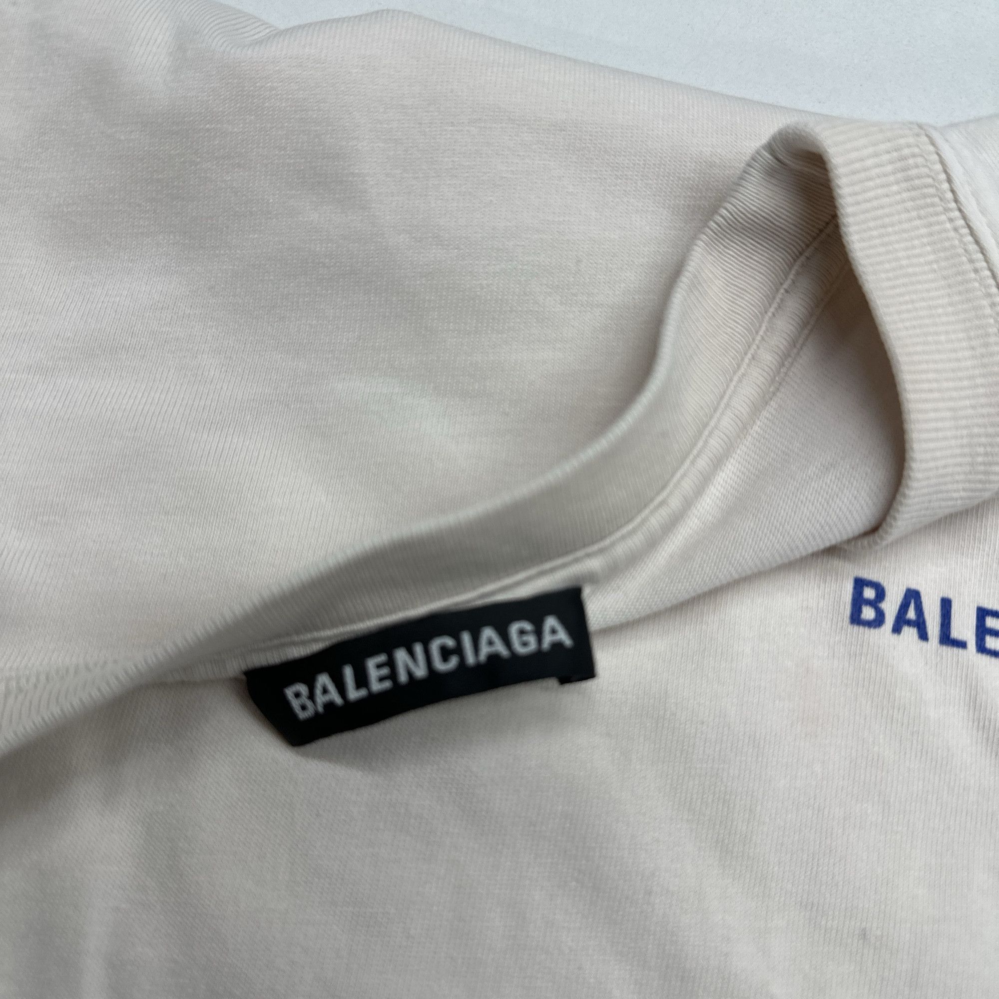 Balenciaga Balenciaga Logo Print T-Shirt Size M Size US M / EU 48-50 / 2 - 3 Thumbnail