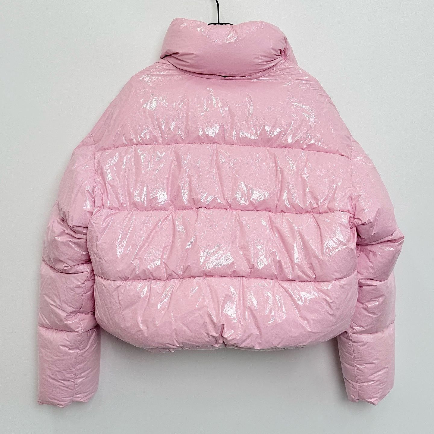 Balenciaga Balenciaga Pink Glossy Puffer Jacket Size 36 Size XS / US 0-2 / IT 36-38 - 2 Thumbnail