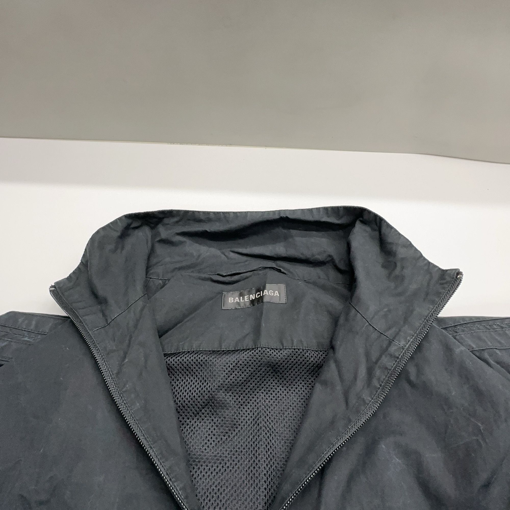 Balenciaga Balenciaga Logo Zip Jacket Size XXS Size US XXS / EU 40 - 6 Thumbnail