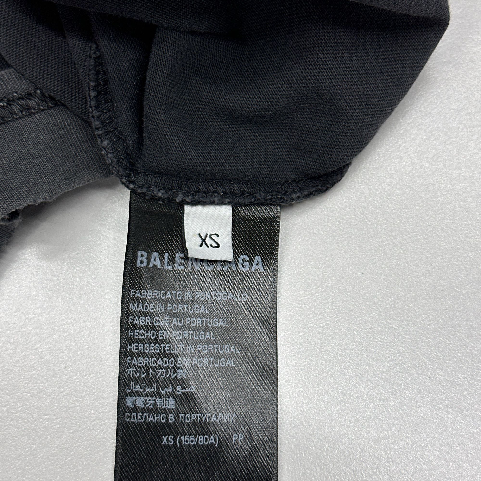 Balenciaga Balenciaga Tape Logo T-Shirt Size XS Size US XS / EU 42 / 0 - 4 Thumbnail