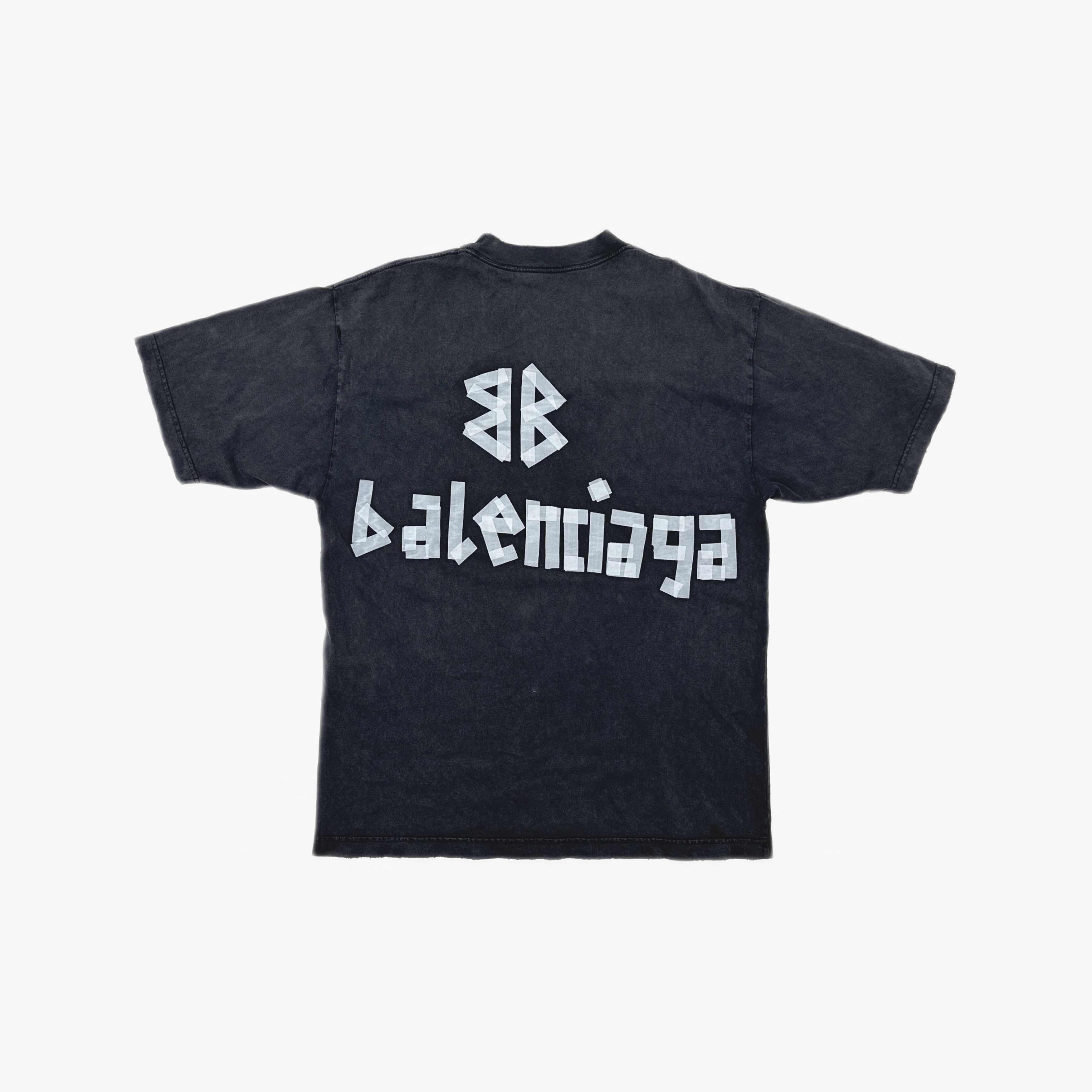 Balenciaga Balenciaga Tape Logo T-Shirt Size XS Size US XS / EU 42 / 0 - 2 Thumbnail