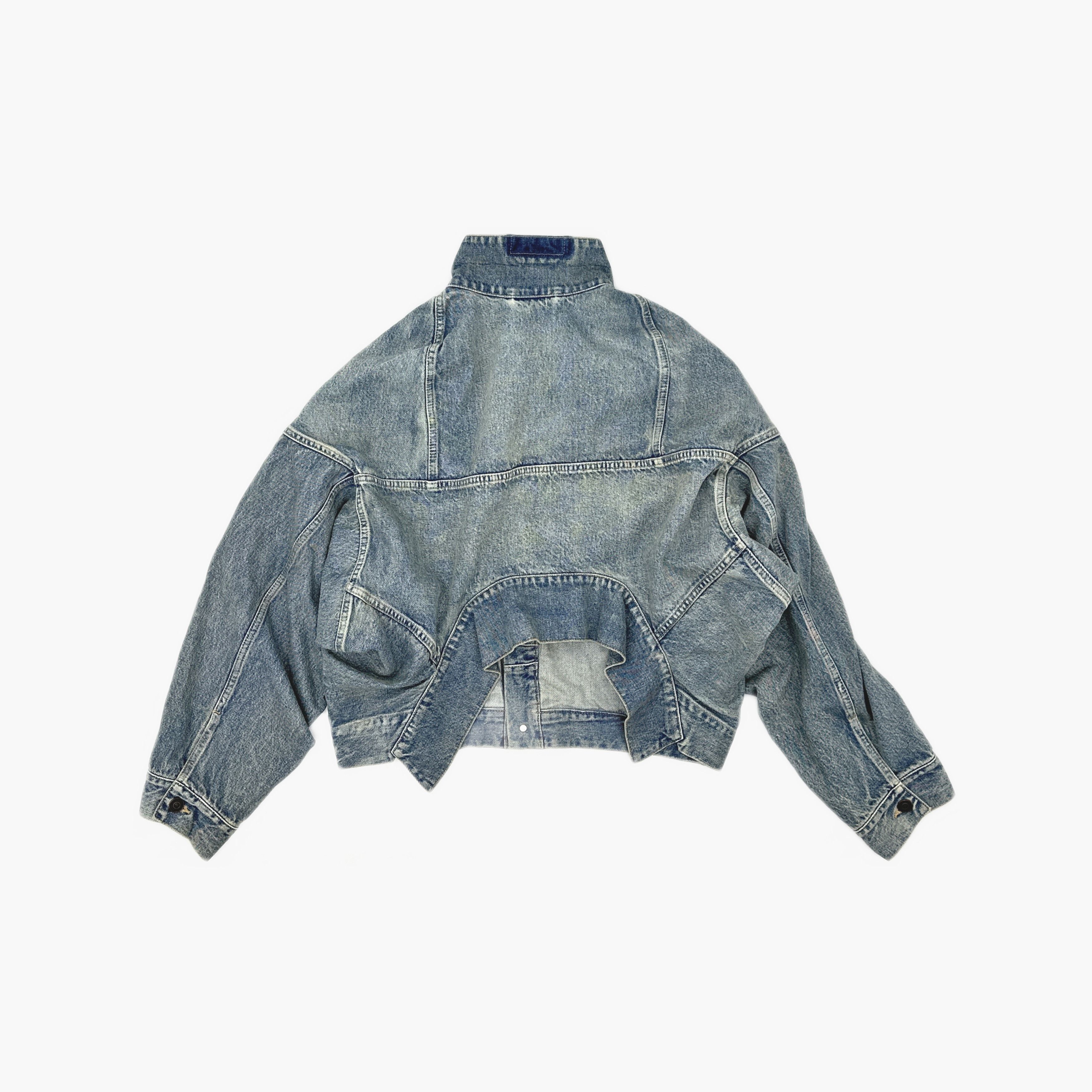 Balenciaga Balenciaga Washed Denim Jacket Size 36 Size XS / US 0-2 / IT 36-38 - 2 Thumbnail