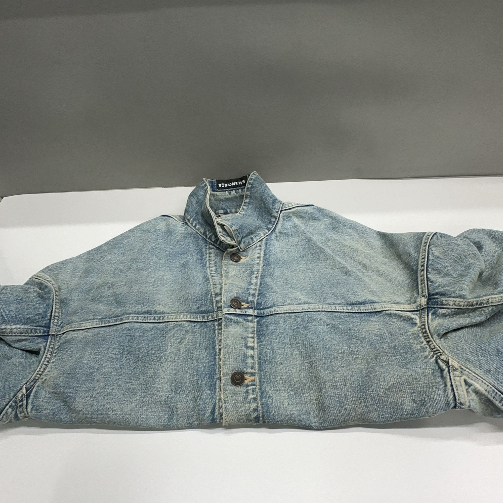Balenciaga Balenciaga Washed Denim Jacket Size 36 Size XS / US 0-2 / IT 36-38 - 7 Thumbnail