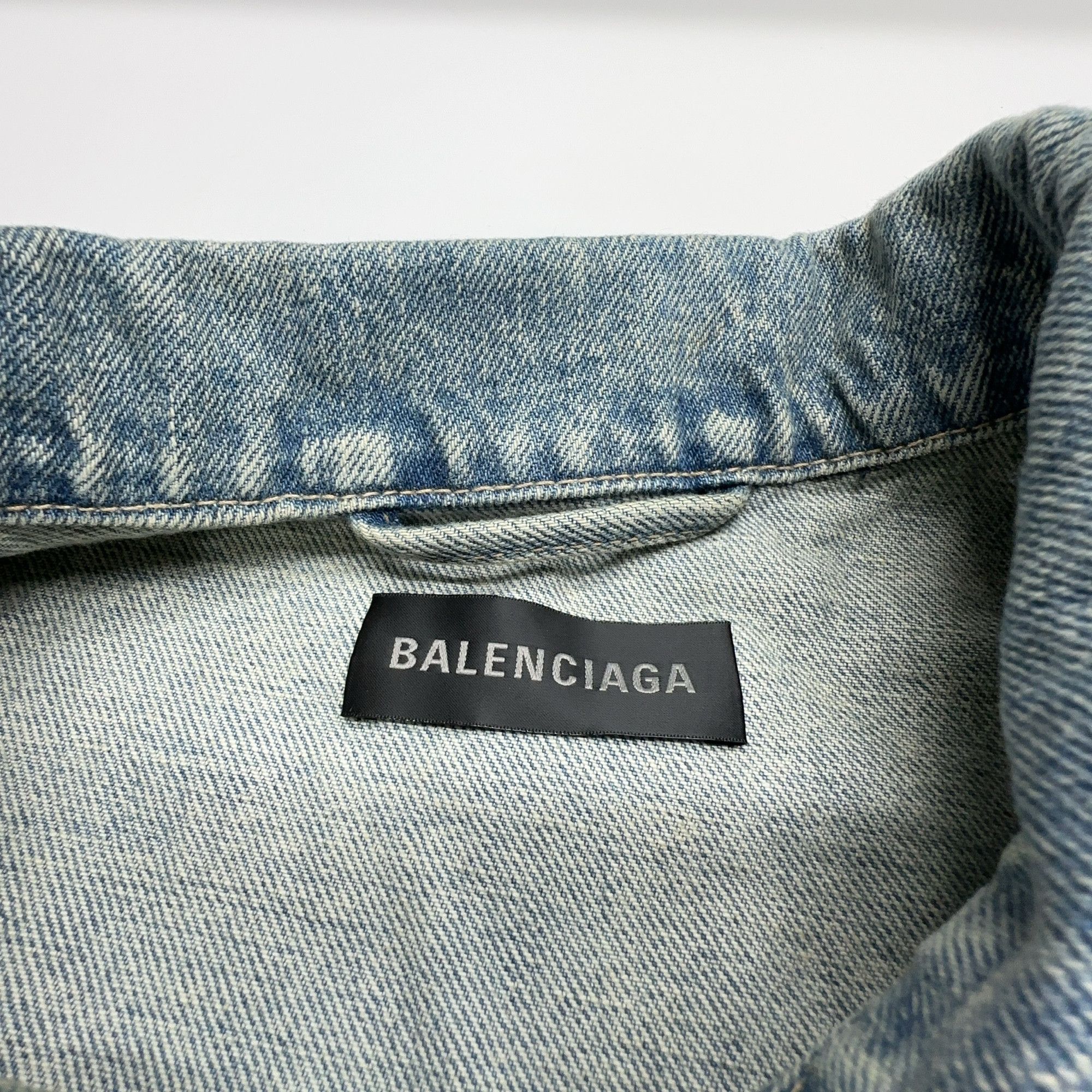 Balenciaga Balenciaga Washed Denim Jacket Size 36 Size XS / US 0-2 / IT 36-38 - 5 Thumbnail
