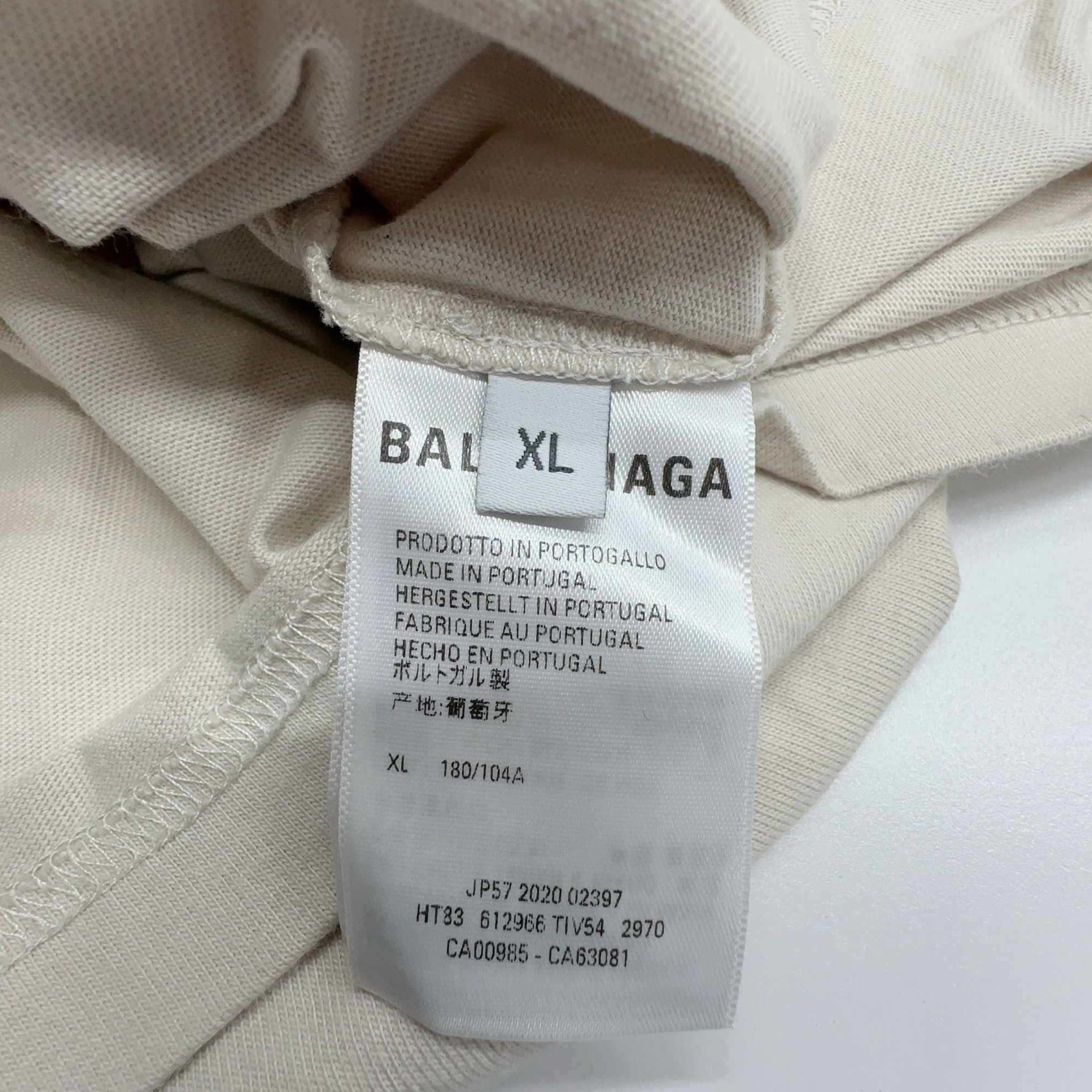 Balenciaga Balenciaga Logo T-Shirt Size XL Size US XL / EU 56 / 4 - 3 Thumbnail