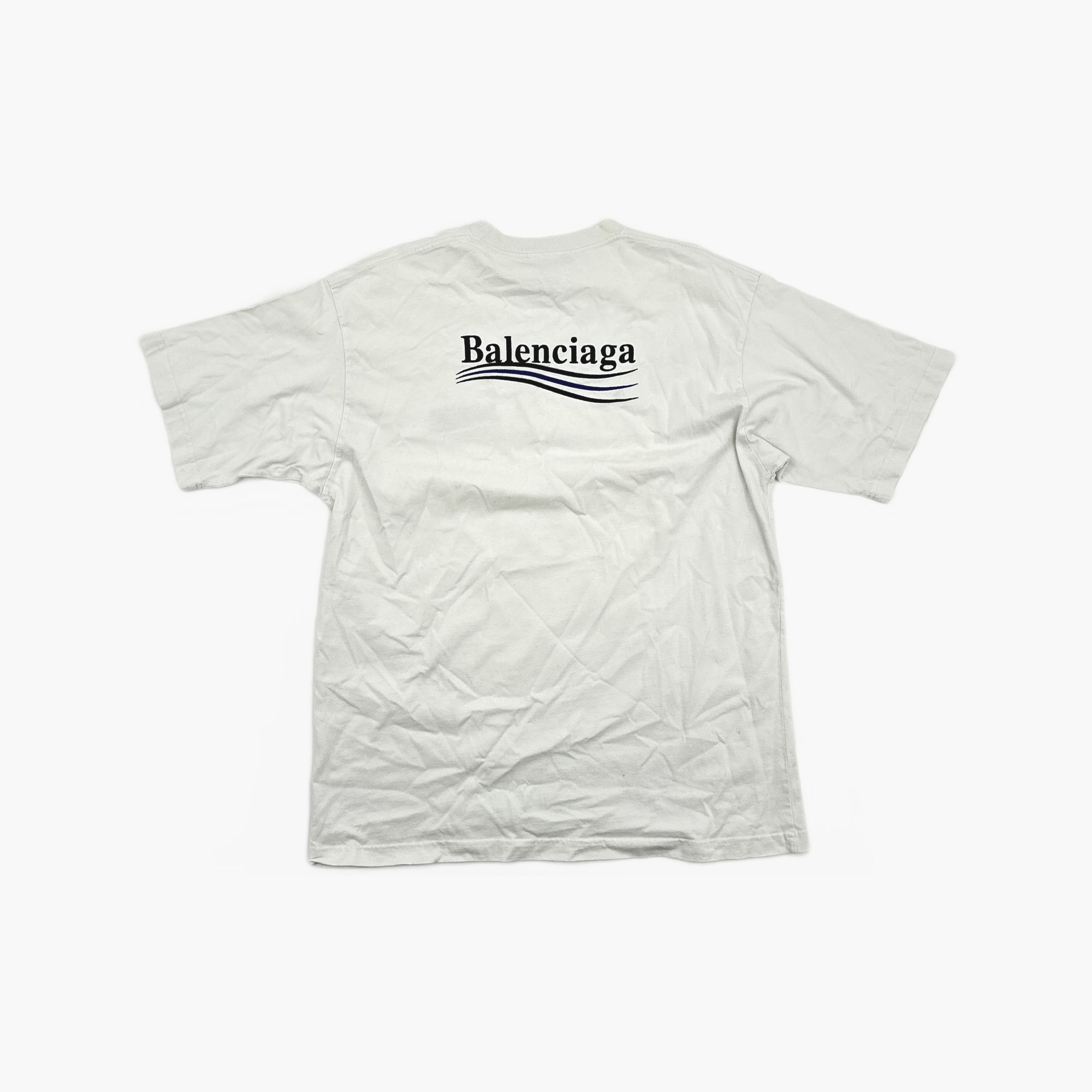 Balenciaga Balenciaga Political Campaign Logo T-Shirt Size M Size US M / EU 48-50 / 2 - 2 Thumbnail