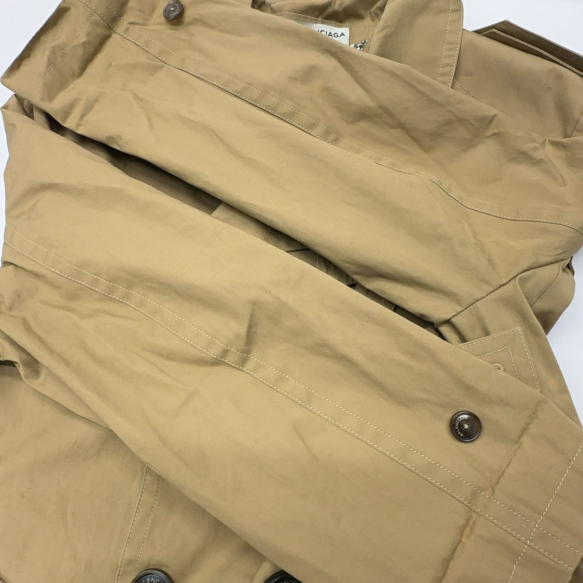 Balenciaga Balenciaga Double Breasted Trench Coat Size 36 Size XS / US 0-2 / IT 36-38 - 10 Thumbnail