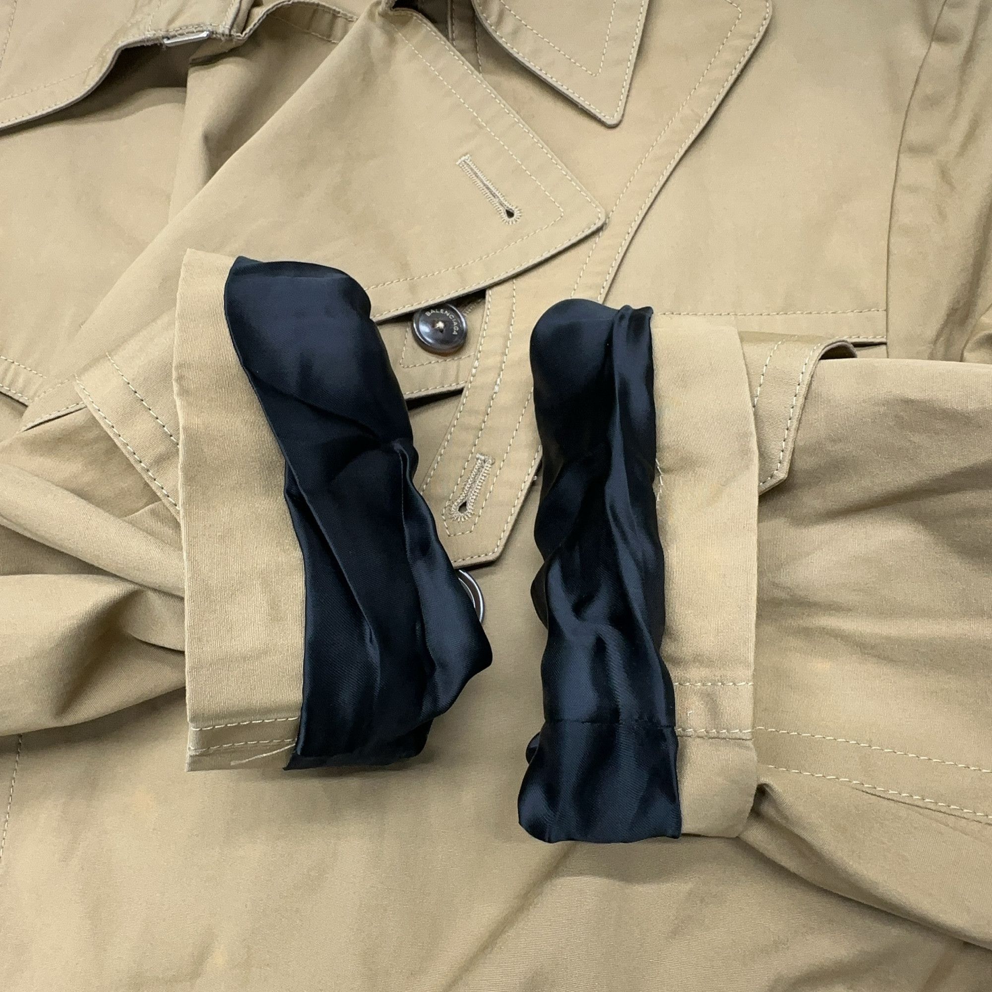 Balenciaga Balenciaga Double Breasted Trench Coat Size 36 Size XS / US 0-2 / IT 36-38 - 11 Thumbnail