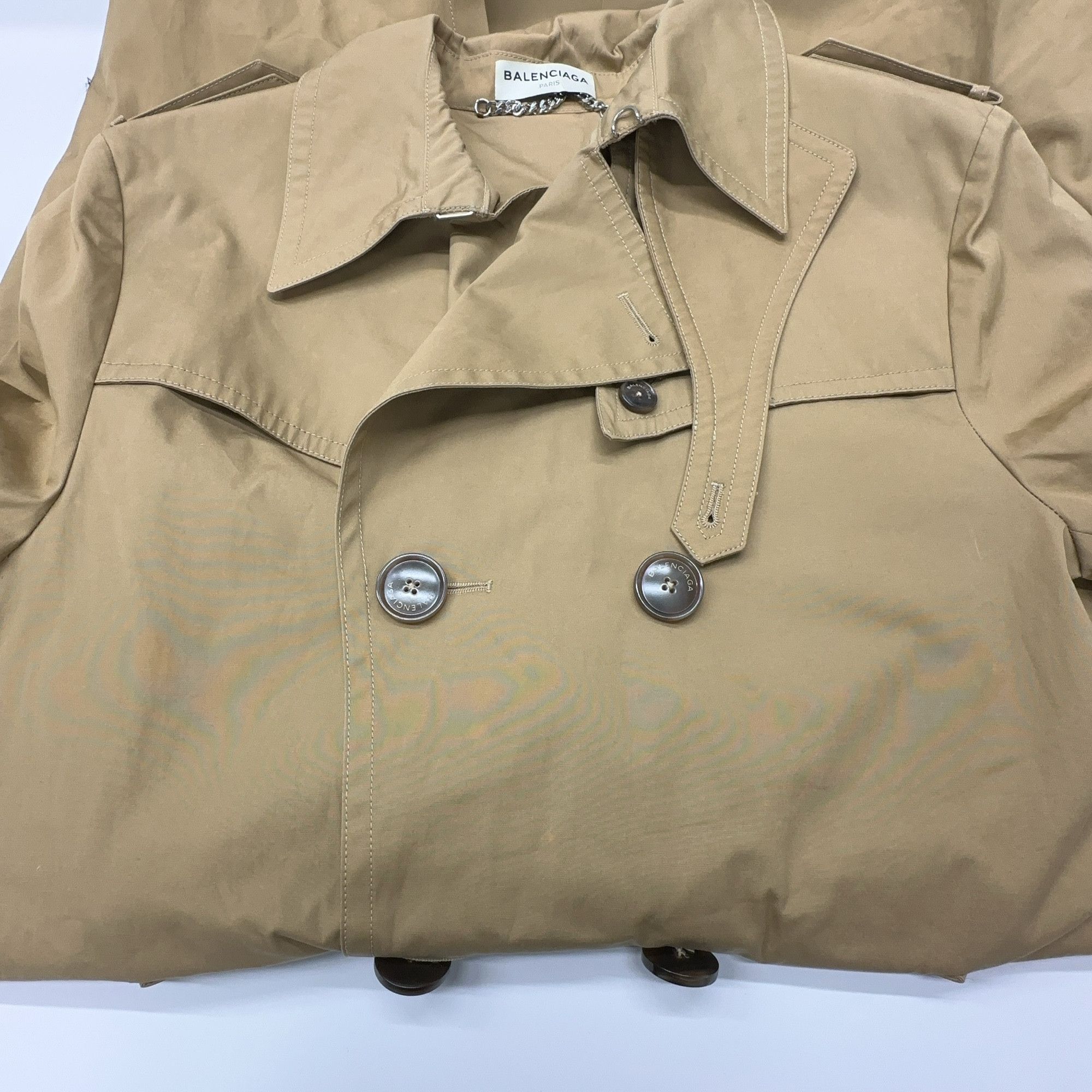 Balenciaga Balenciaga Double Breasted Trench Coat Size 36 Size XS / US 0-2 / IT 36-38 - 7 Thumbnail