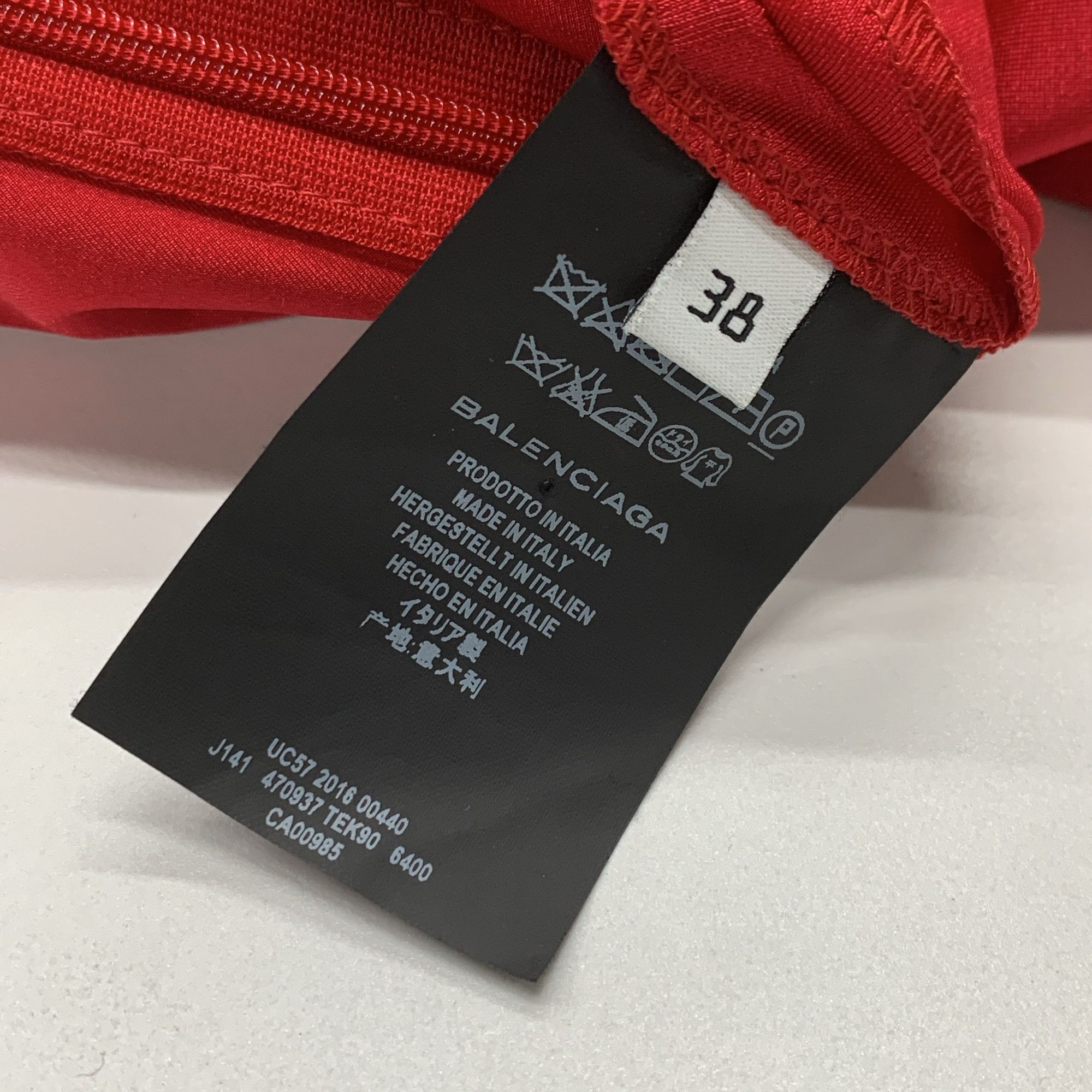 Balenciaga Balenciaga Red Flared Skirt Size 38 Size 26" / US 2 / IT 38 - 3 Thumbnail