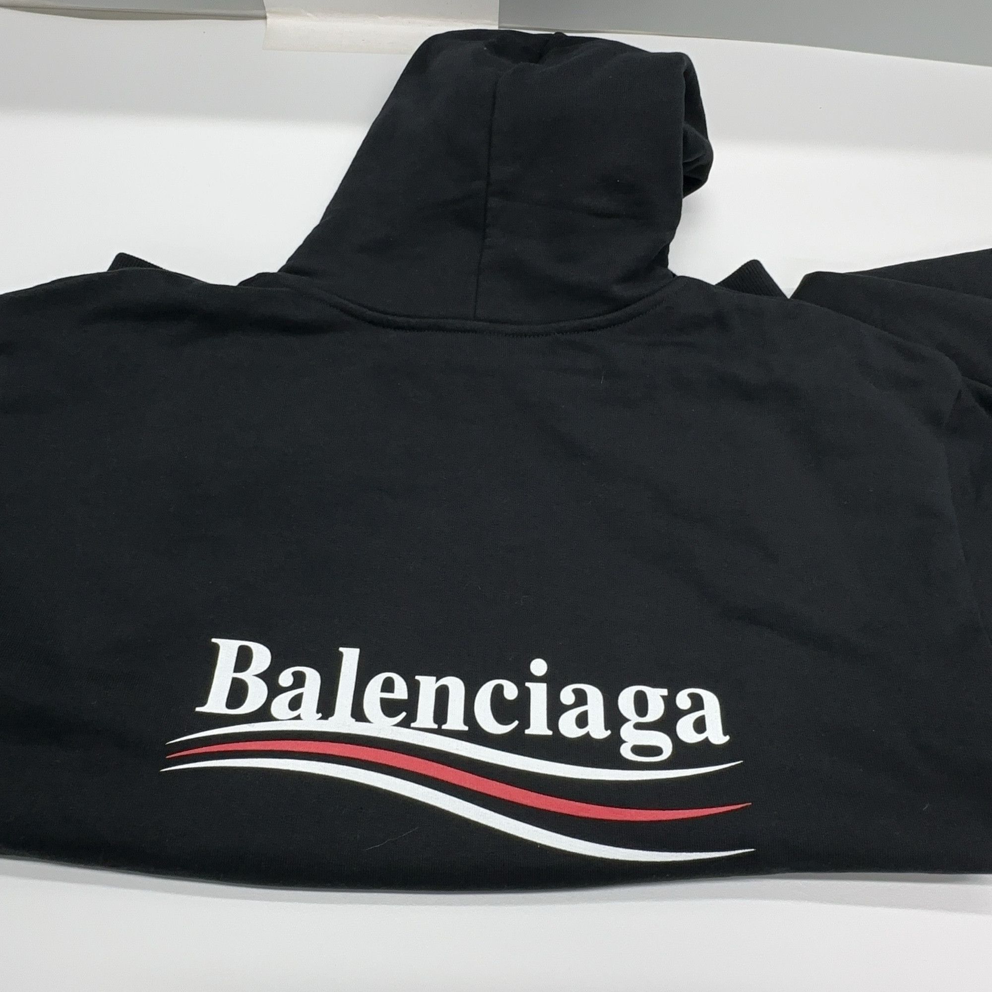Balenciaga Balenciaga Logo Print Hoodie Size XS Size XS / US 0-2 / IT 36-38 - 7 Thumbnail