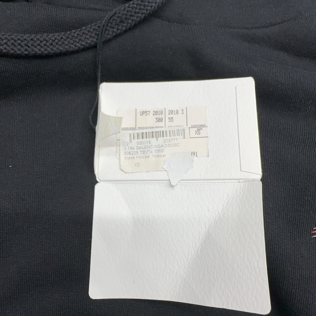 Balenciaga Balenciaga Logo Print Hoodie Size XS Size XS / US 0-2 / IT 36-38 - 3 Thumbnail