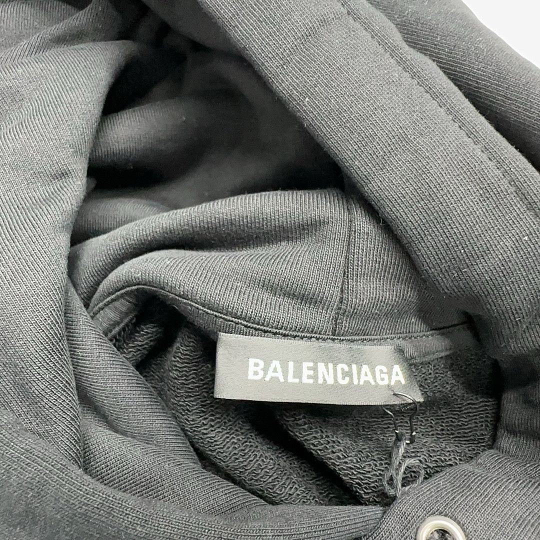 Balenciaga Balenciaga Logo Print Hoodie Size XS Size XS / US 0-2 / IT 36-38 - 4 Thumbnail