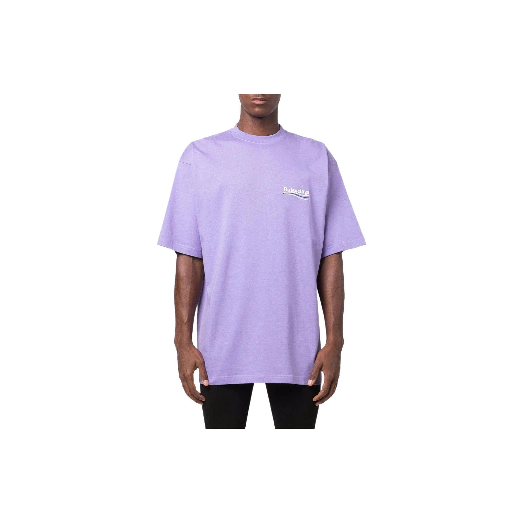 Balenciaga Balenciaga Wave Logo T-Shirt Size M Size US M / EU 48-50 / 2 - 7 Thumbnail