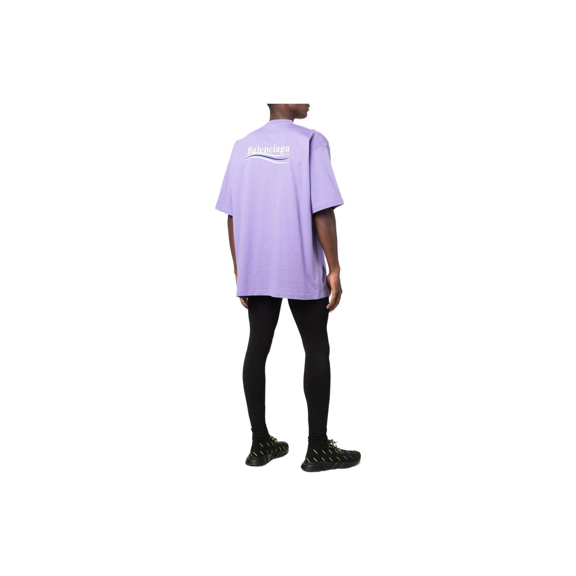 Balenciaga Balenciaga Wave Logo T-Shirt Size M Size US M / EU 48-50 / 2 - 8 Thumbnail
