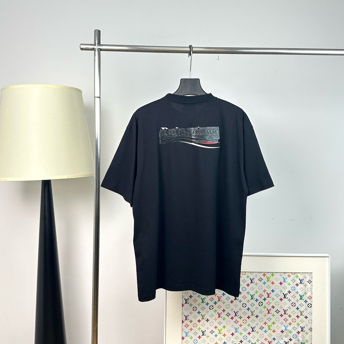 Balenciaga Balenciaga Tape Logo T-Shirt Size M Size M / US 6-8 / IT 42-44 - 2 Thumbnail