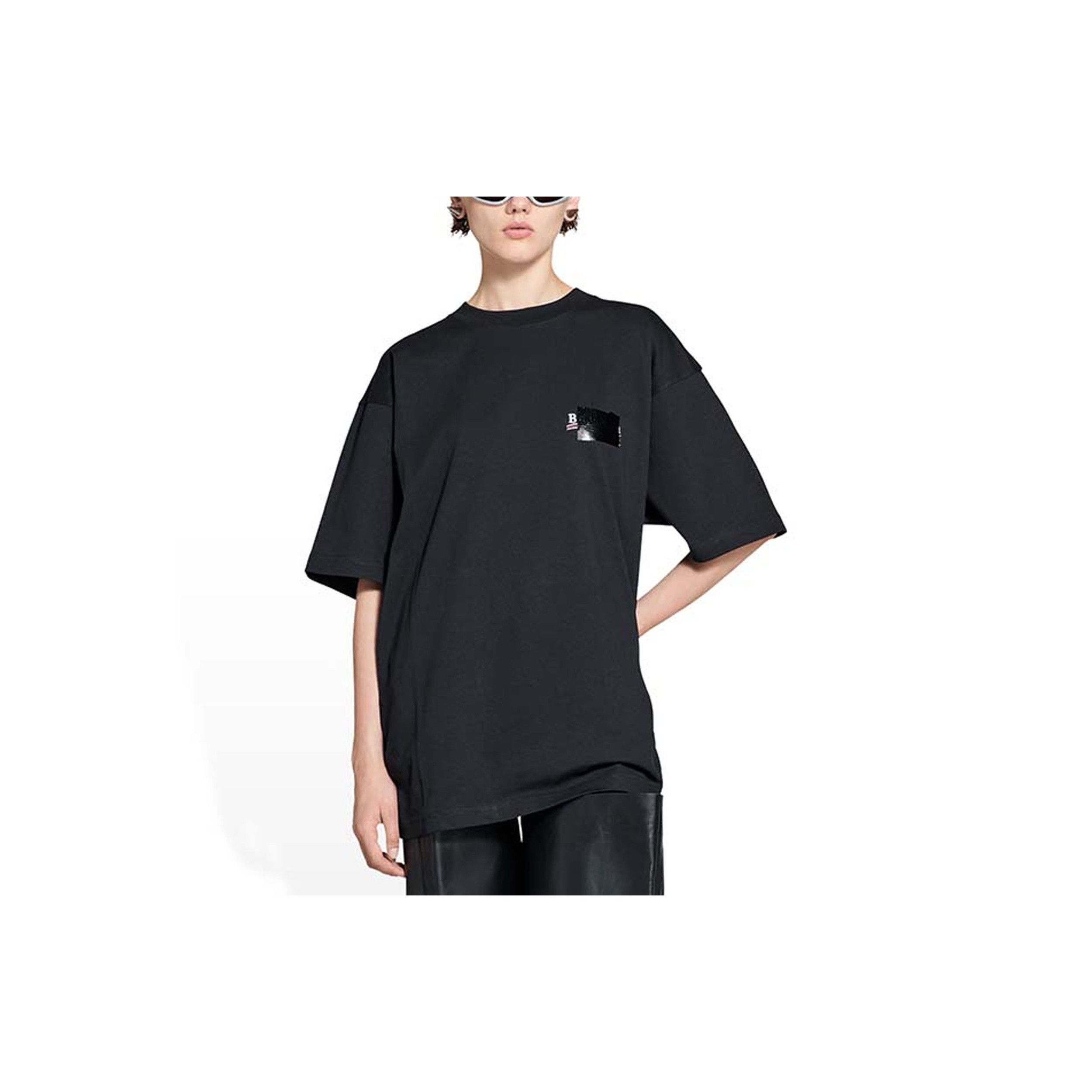 Balenciaga Balenciaga Tape Logo T-Shirt Size M Size M / US 6-8 / IT 42-44 - 7 Thumbnail