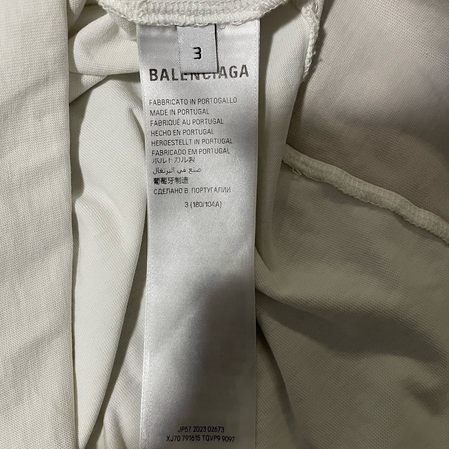Balenciaga Balenciaga Free Styling Tips Logo T-Shirt Size L Size US L / EU 52-54 / 3 - 4 Thumbnail