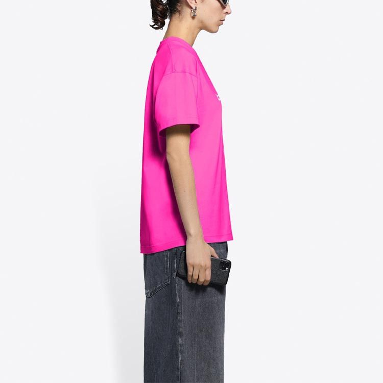 Balenciaga Balenciaga Logo T-Shirt Pink Size S Size US S / EU 44-46 / 1 - 10 Thumbnail