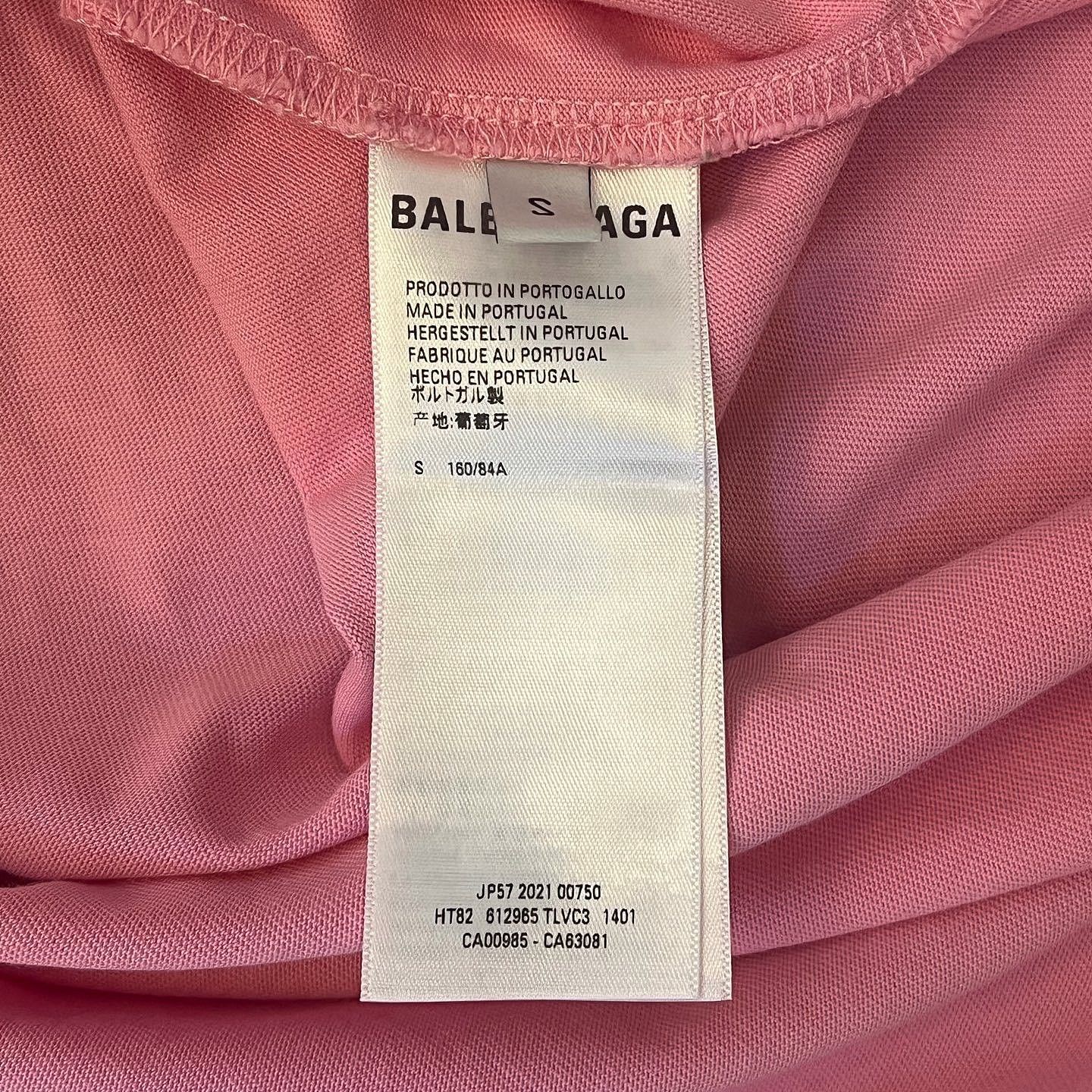Balenciaga Balenciaga Heart Logo T-Shirt Size S Size US S / EU 44-46 / 1 - 4 Thumbnail
