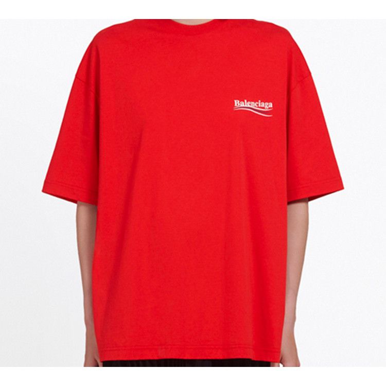Balenciaga Balenciaga Logo Print T-Shirt Red Size S Size S / US 4 / IT 40 - 7 Thumbnail