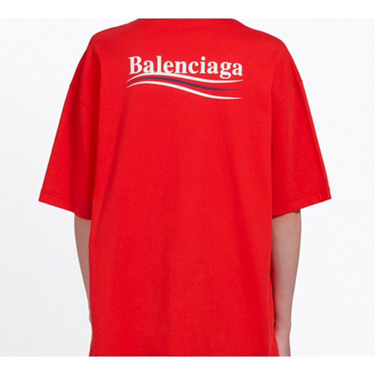 Balenciaga Balenciaga Logo Print T-Shirt Red Size S Size S / US 4 / IT 40 - 8 Thumbnail