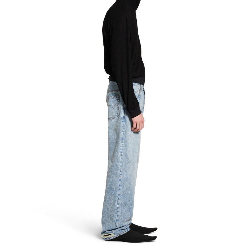 Balenciaga Balenciaga Light Wash Denim Jeans Size 32 Size US 32 / EU 48 - 10 Thumbnail