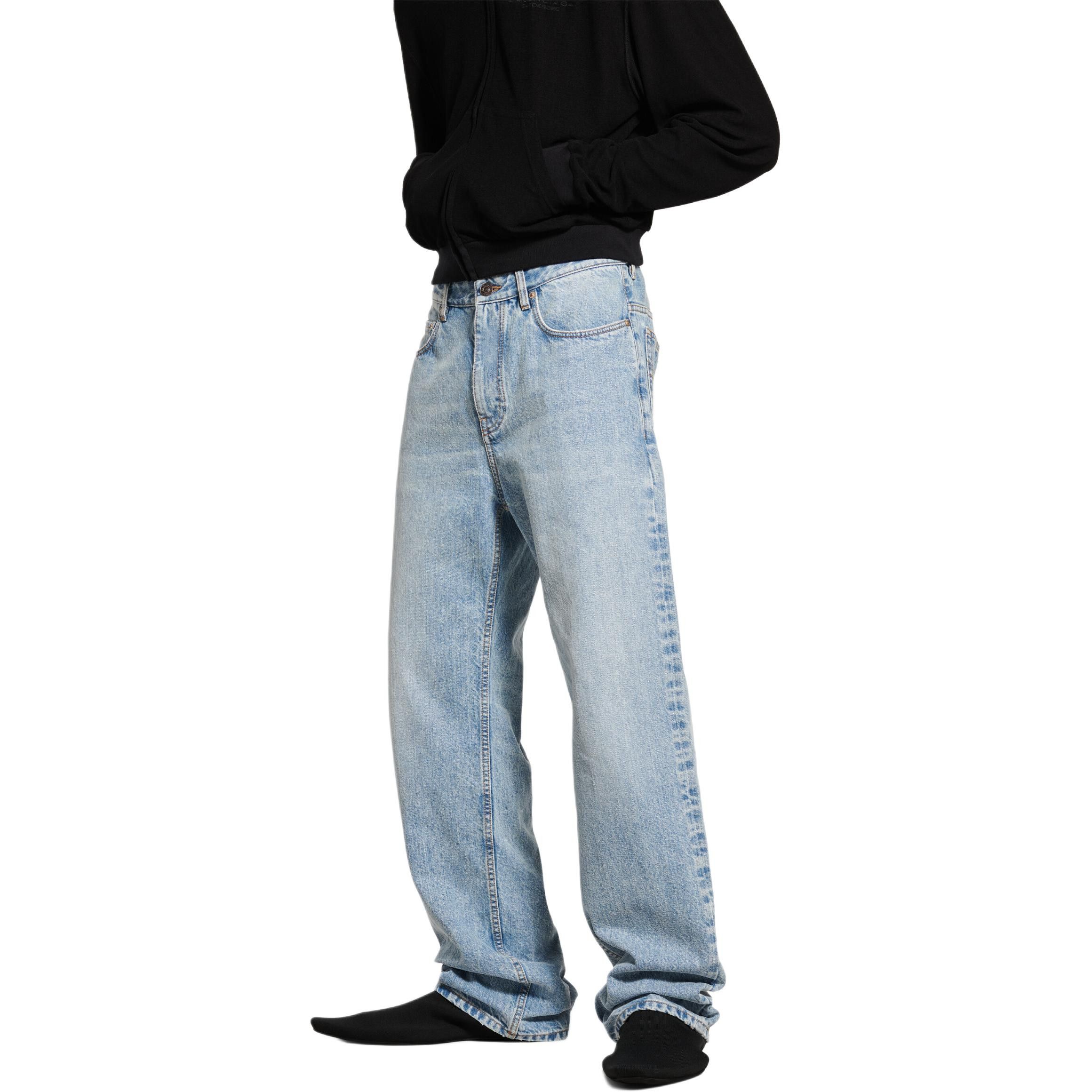Balenciaga Balenciaga Light Wash Denim Jeans Size 32 Size US 32 / EU 48 - 9 Thumbnail